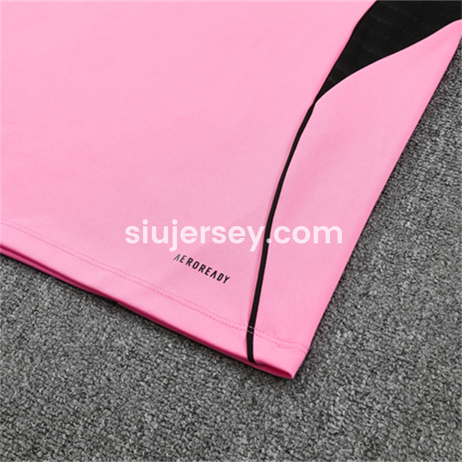 SIUjerseys-INT M.A.M 25-26 Long Sleeves Training with Black Sponsors Set - Pink Top & Black Pants