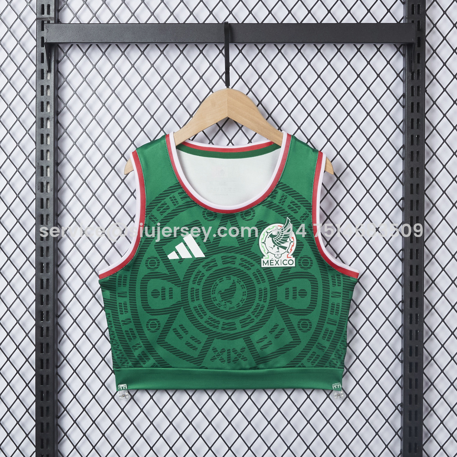 SIUjerseys-Women's Mexico 2026 Home Yoga Vest
