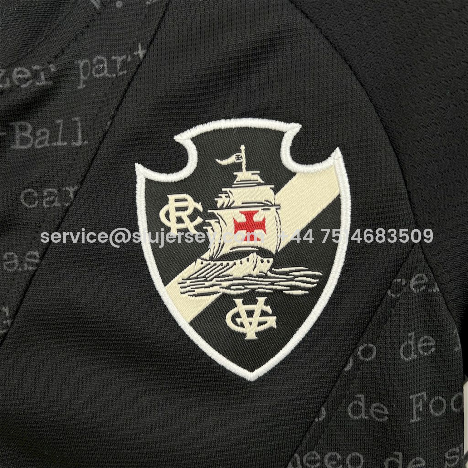 SIUjerseys-Vasco da Gama 24-25 Black Special Edition Kids Kit