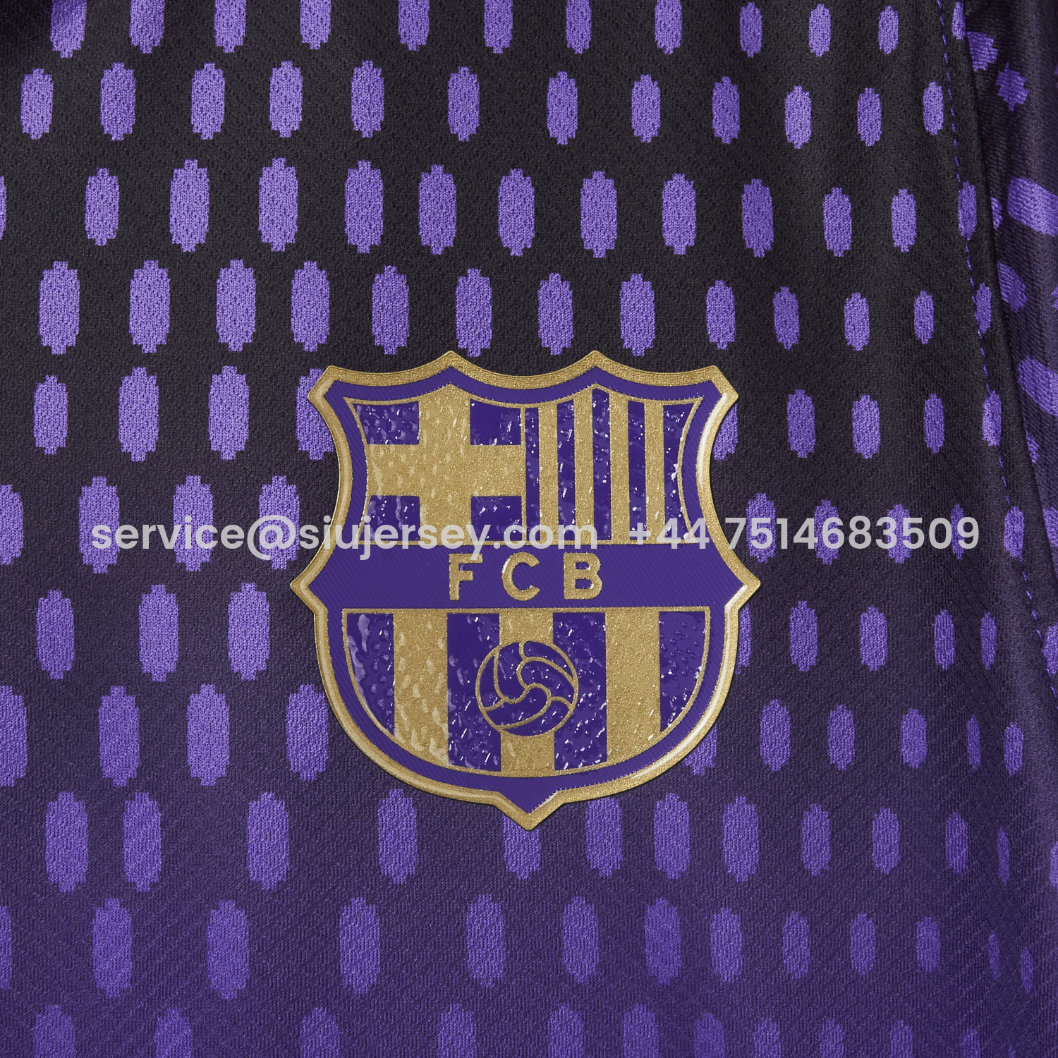 SIUjerseys-Barcelona 26-27 Away Purple-Black Gradient Jersey - Fans Version