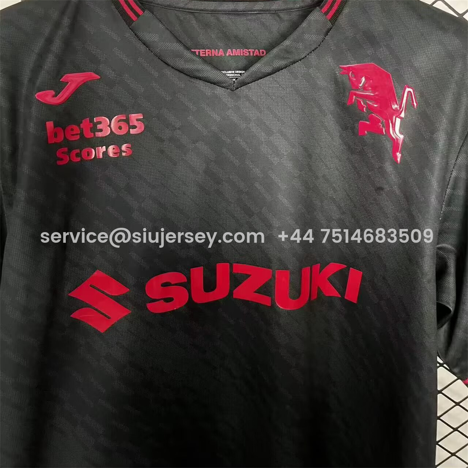 SIUjerseys-Torino 25-26 120th Anniversary Black Special Jersey - Fans Version