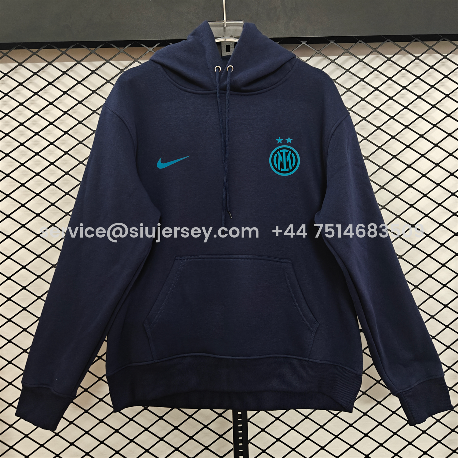 SIUjerseys-Inter Milan 25-26 Third Blue Icon Unisex Pullover Hoodie