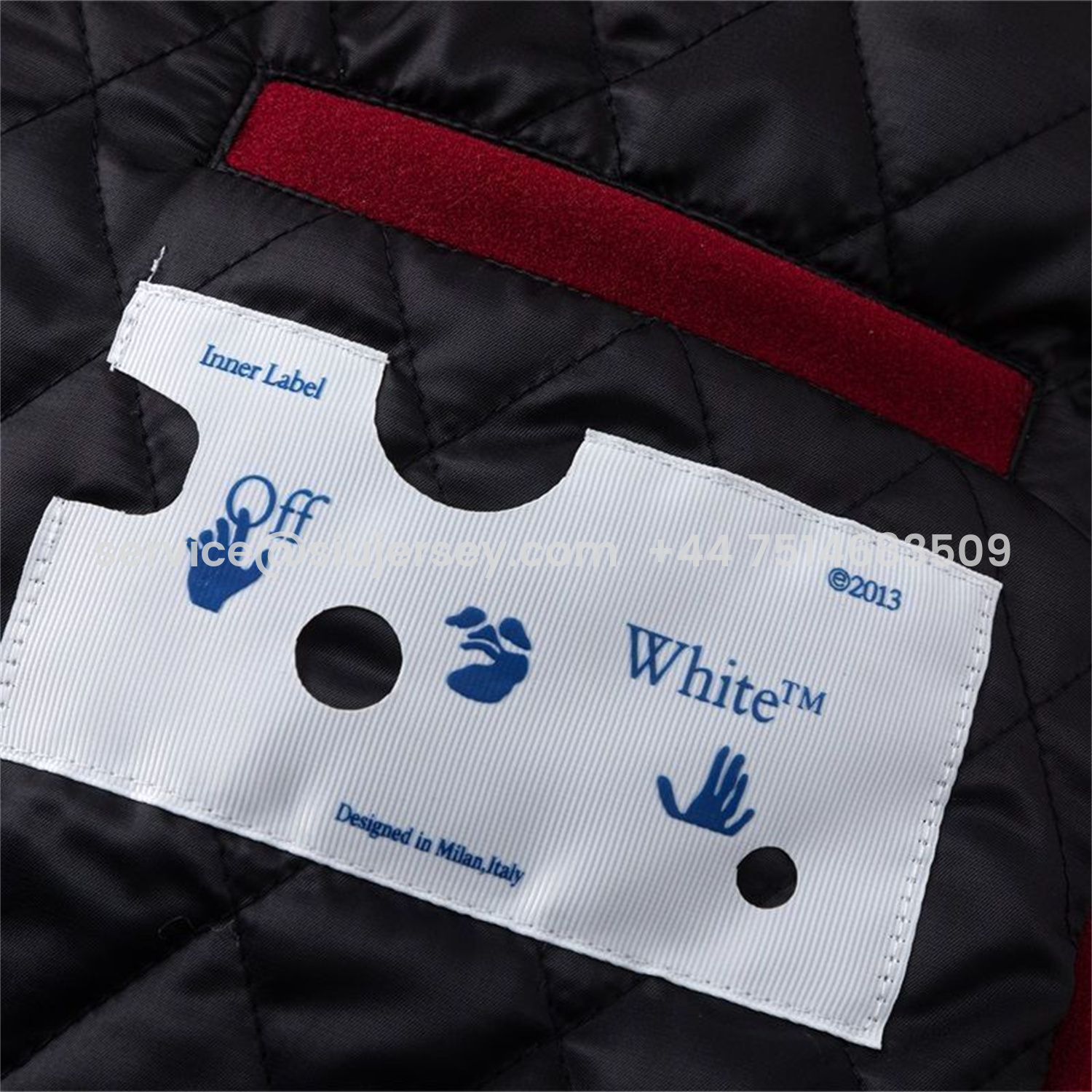 SIUjerseys-AC Milan 25-26 Off-White Warm Windbreaker Jacket - Wine Red And Black