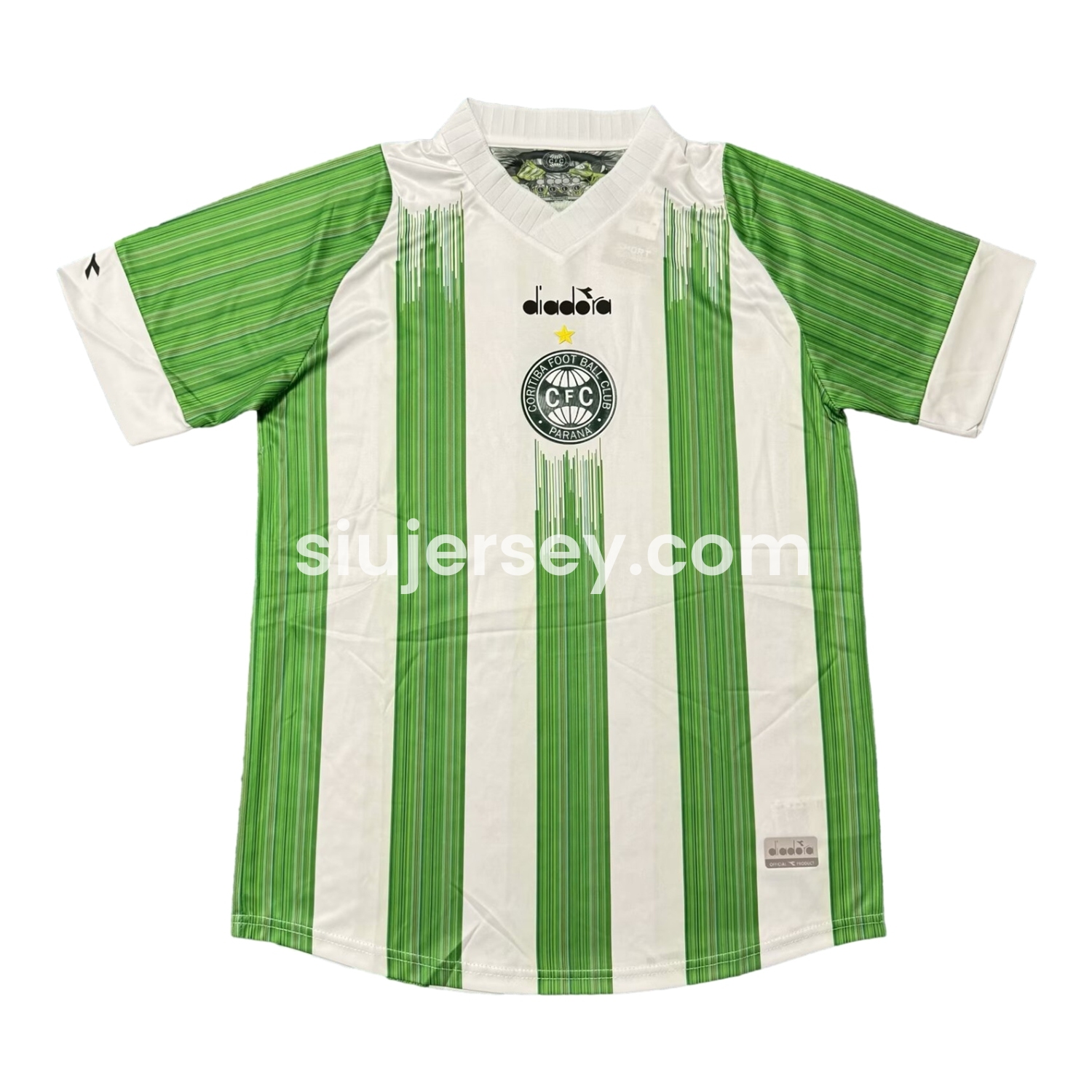 SIUjerseys-Coritiba 24-25 Home Unsponsored Jersey - Fans Version