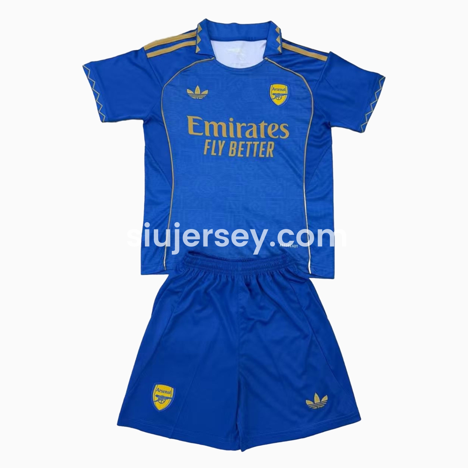 SIUjerseys-Arsenal 25-26 Blue Concept Special Edition Kids Kit