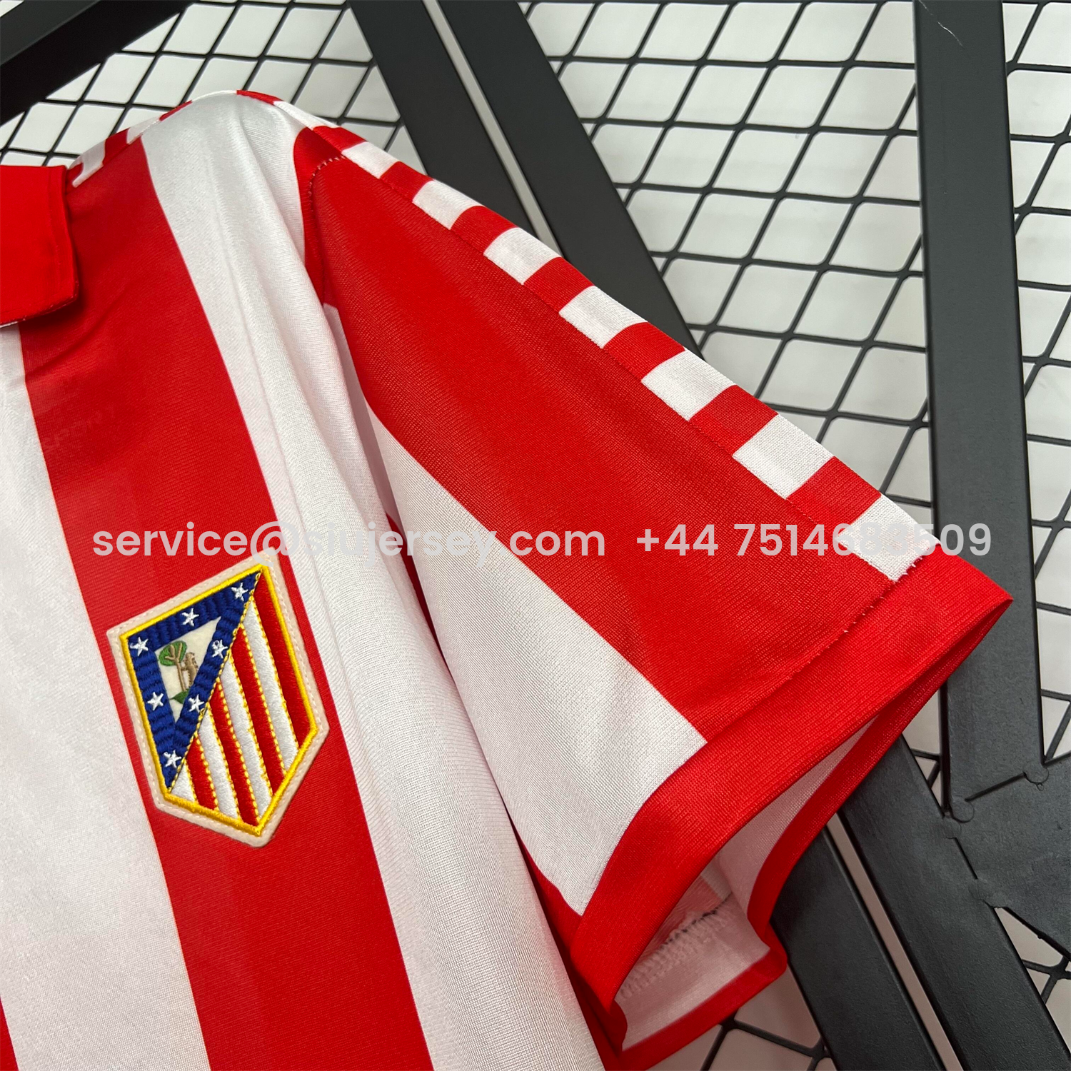SIUjerseys-Retro Atletico Madrid 1982-83 Home Jersey