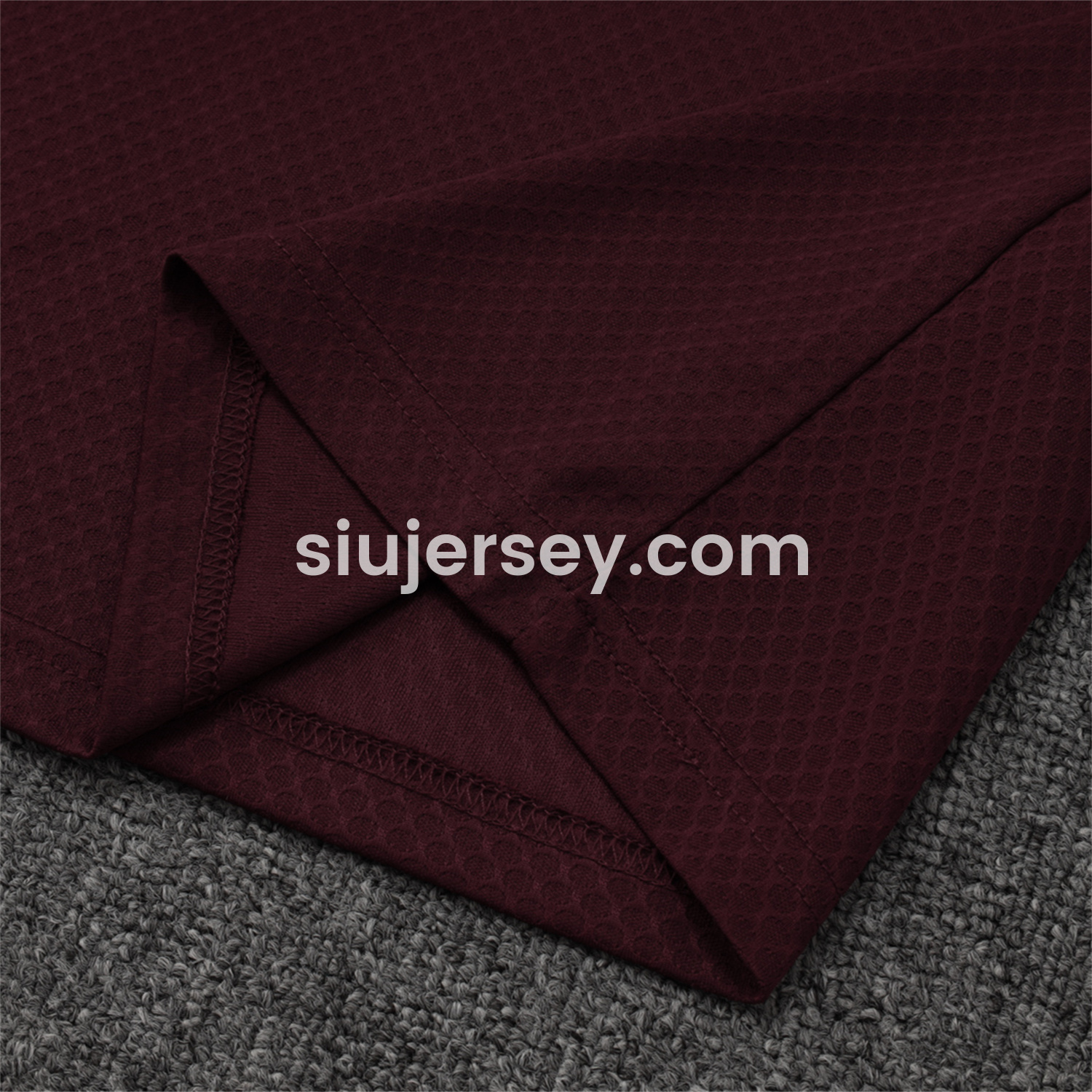 SIUjerseys-Ajax 25-26 Throwback Trefoil Short-Sleeve Training Set - Deep Red