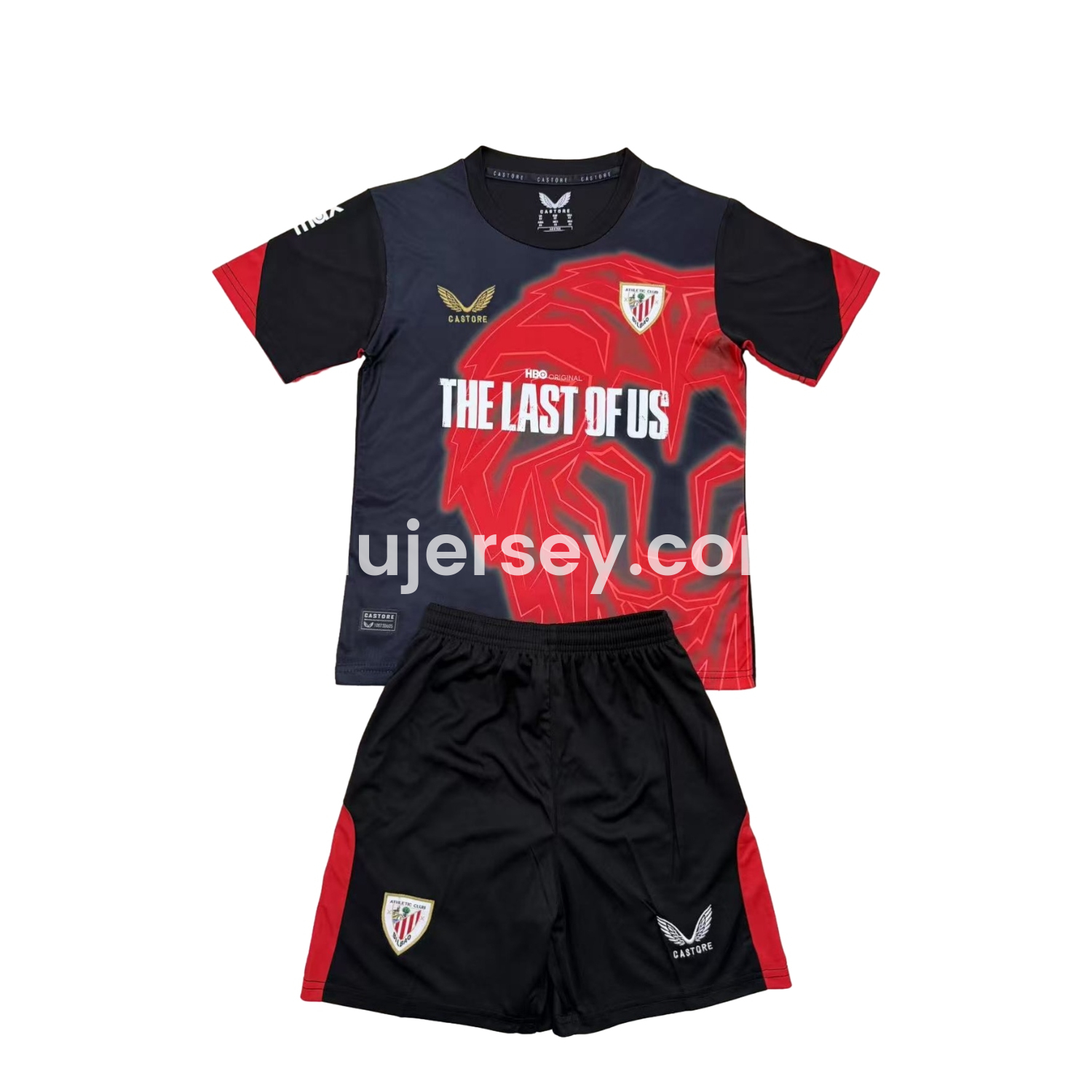 SIUjerseys-Athletic Bilbao 24-25 Pre-match The Last of Us Special Men's Adult Jersey Set - Fans Version