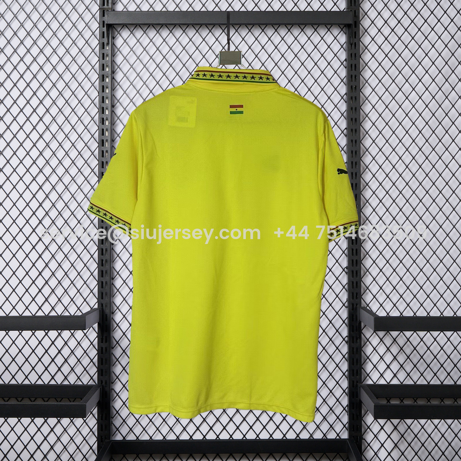SIUjerseys-Ghana 2026 Yellow Polo Jersey - Fans Version