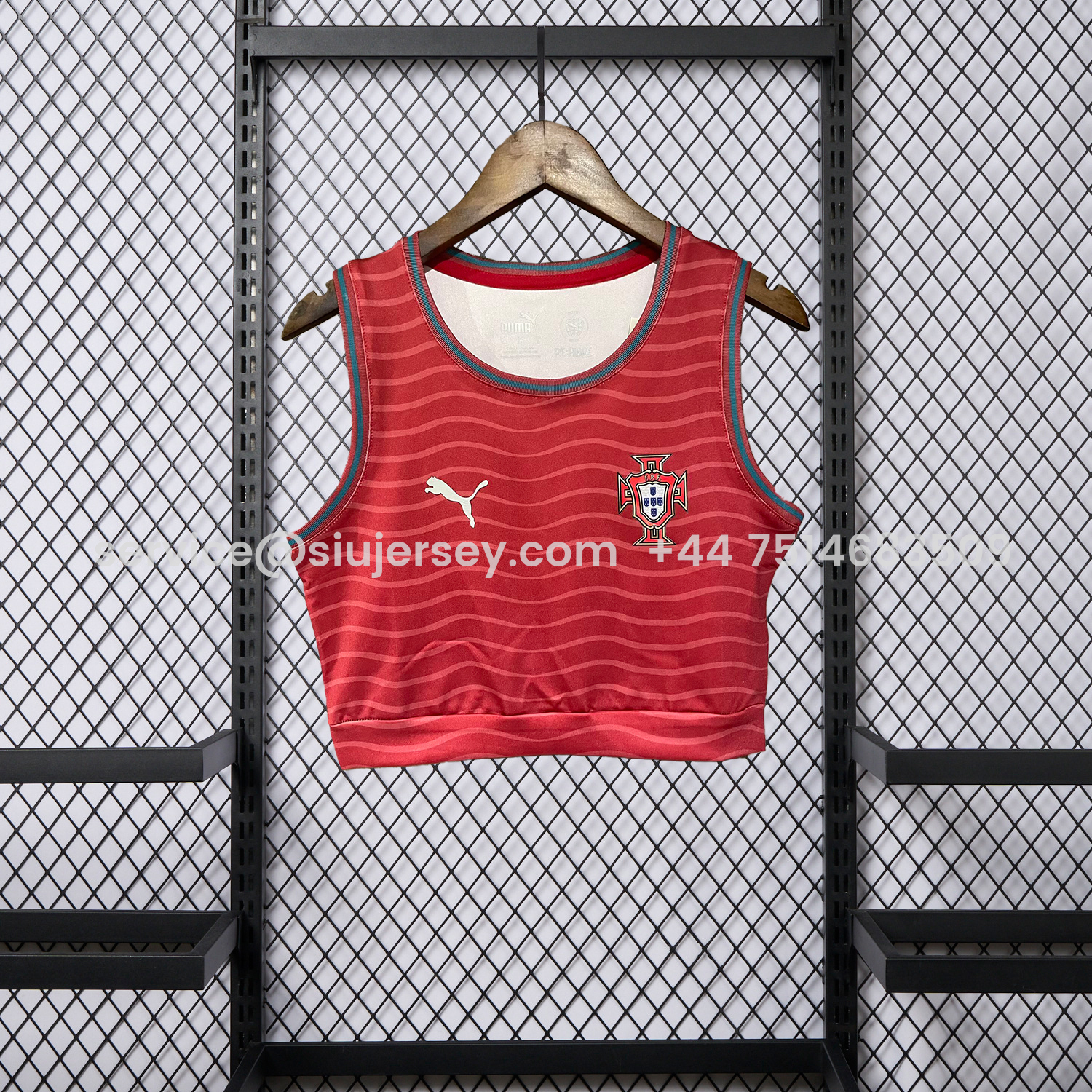 SIUjerseys-Women's Portugal 2026 Home Yoga Vest