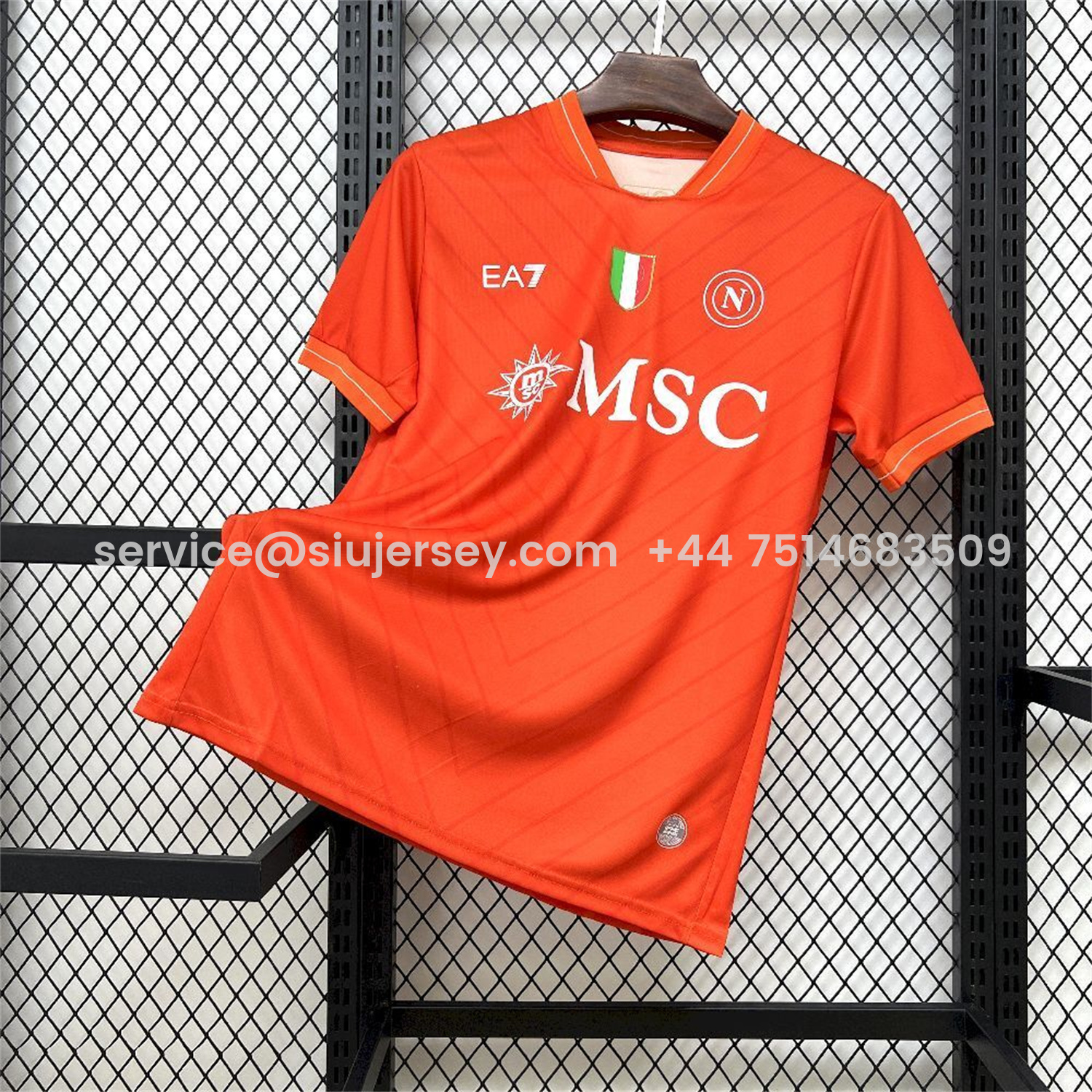 SIUjerseys-Napoli 25-26 Goalkeeper Orange Jersey - Fans Version