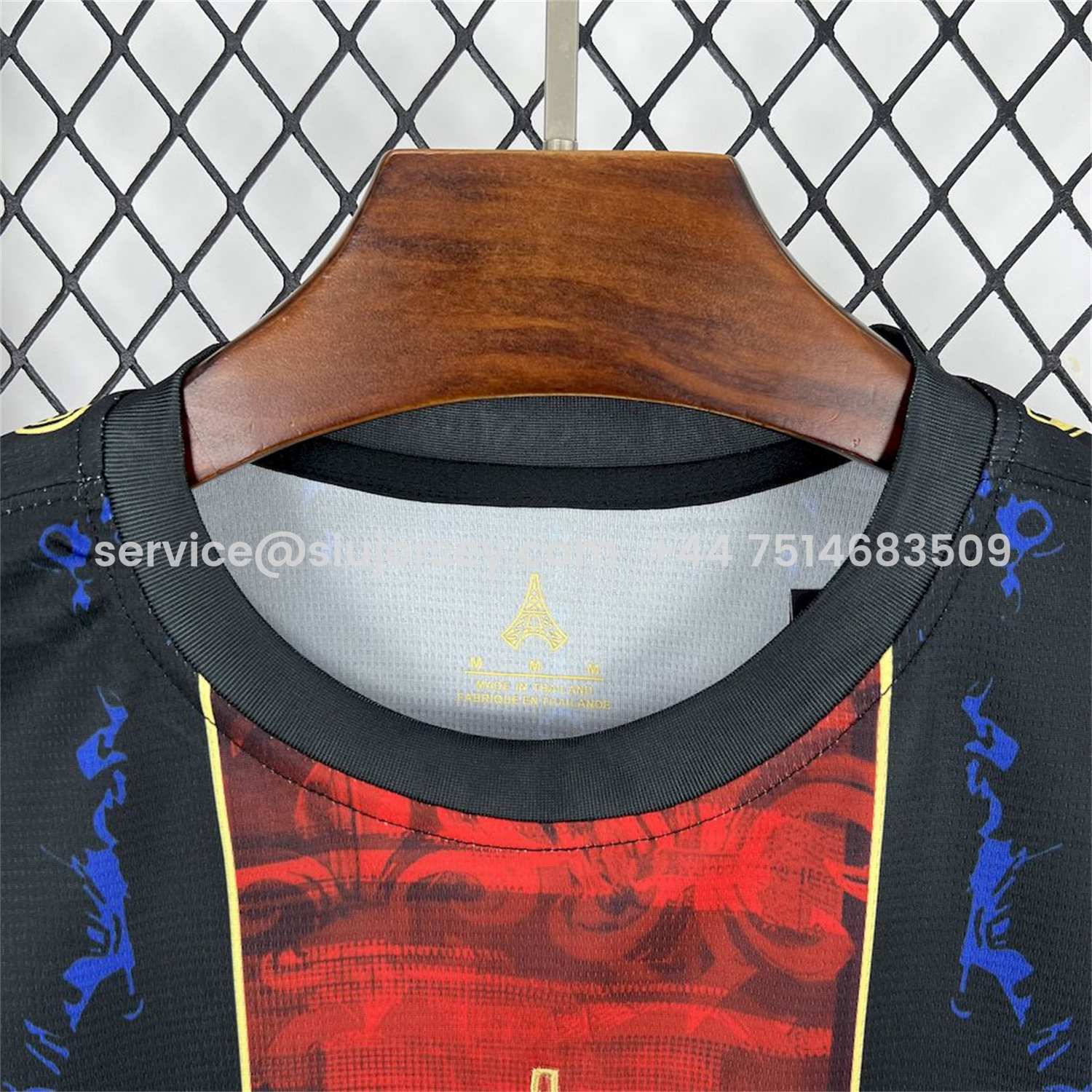 SIUjerseys-Paris Saint-Germain PSG 25-26 Champions League Commemorative Edition Blue Red Eiffel Tower T-shirts