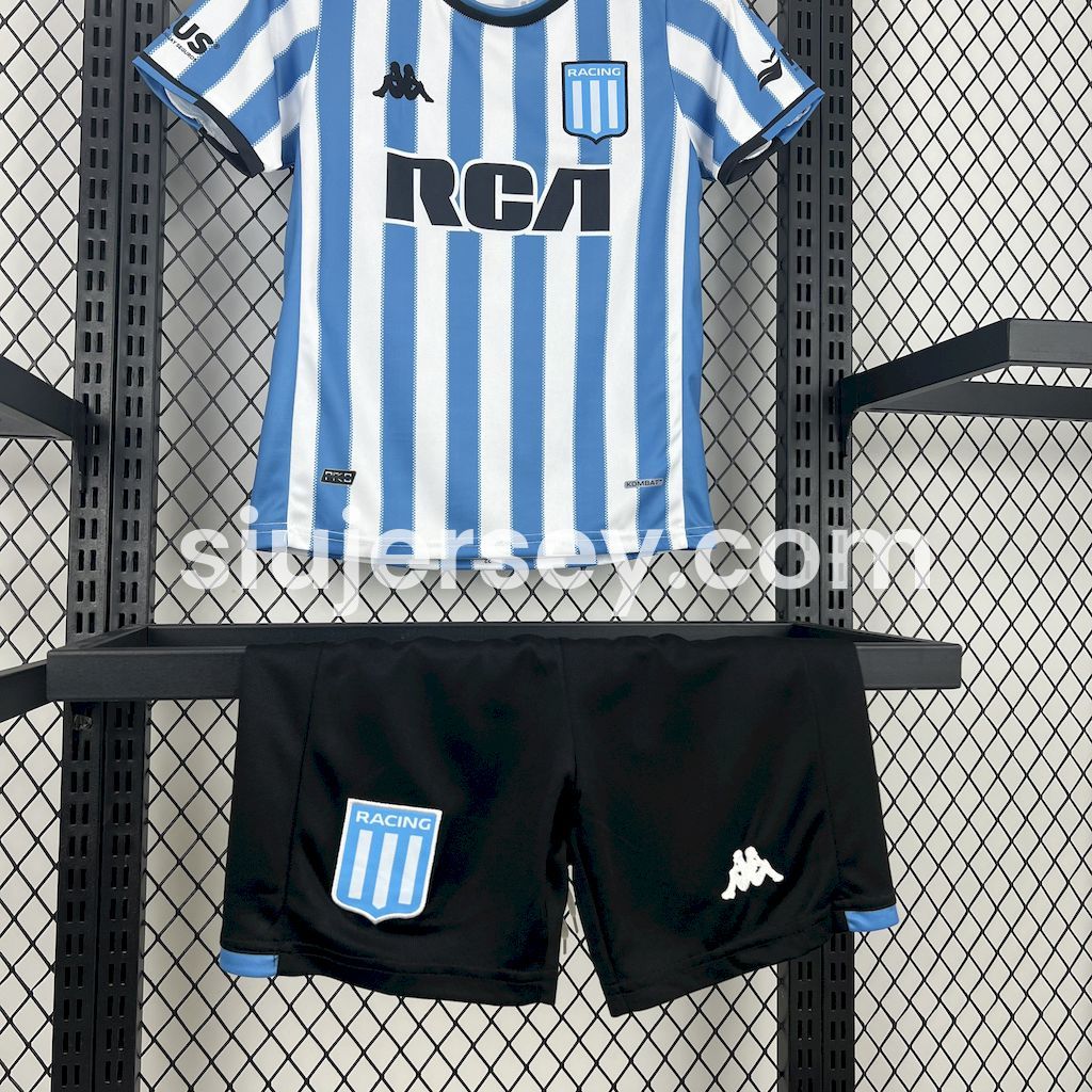 SIUjerseys-Racing Club de Avellaneda 24-25 Home Kids Kit