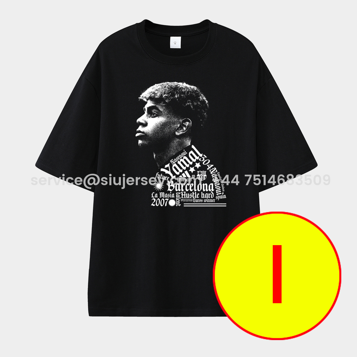 SIUjerseys-LAMINE YAMAL - Barcelona No. 10 Legend Continues 2025 Unisex Pure Cotton T-shirt