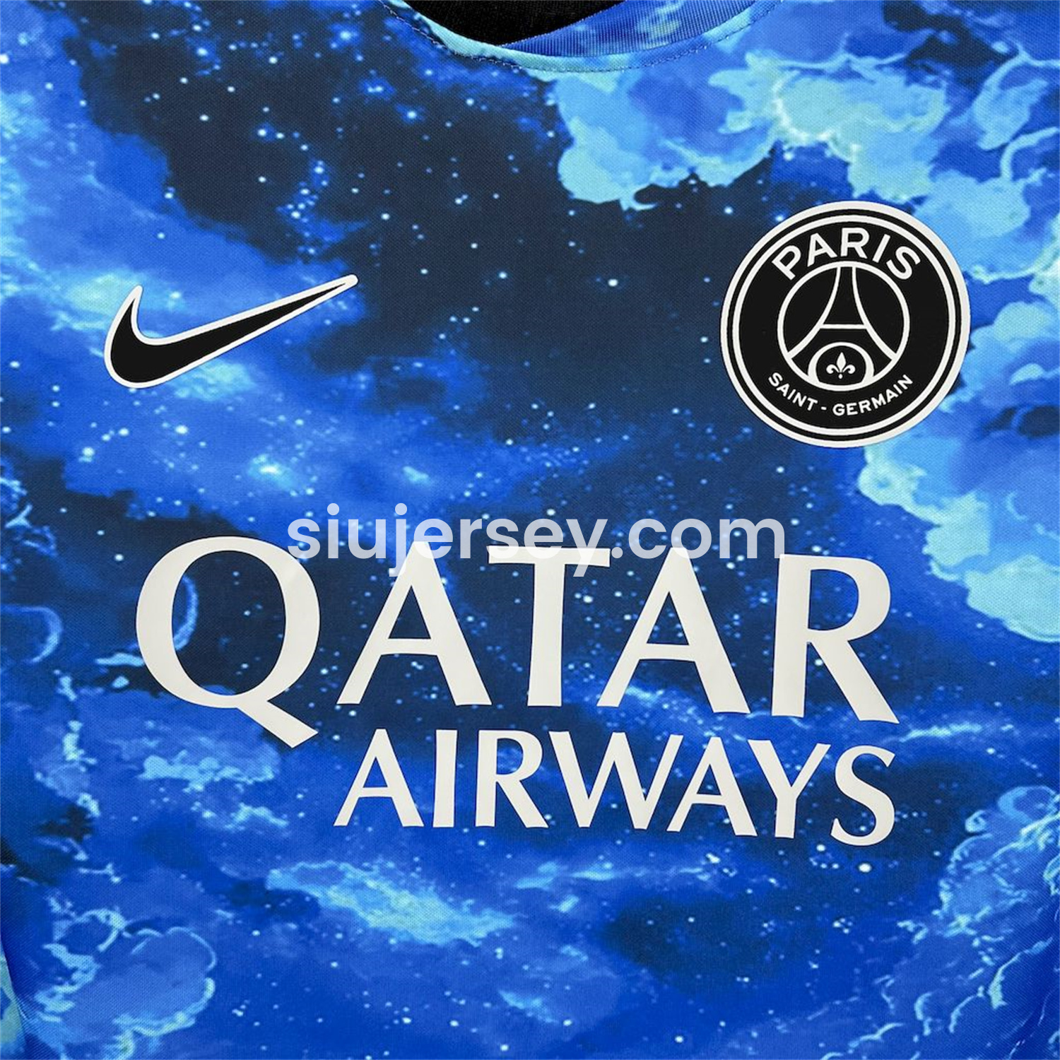 SIUjerseys-Paris Saint-Germain PSG 25-26 Blue Starry Sky Special Edition Jersey - Fans Version