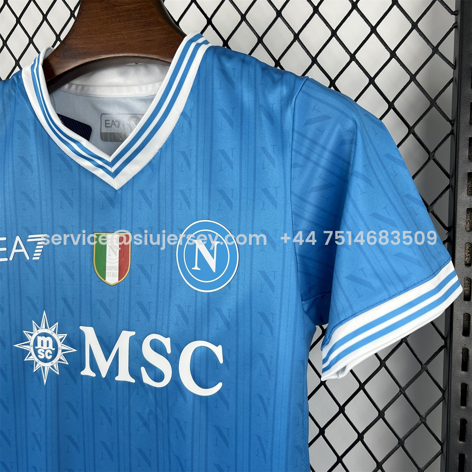 SIUjerseys-Napoli 25-26 Home Kids Kit