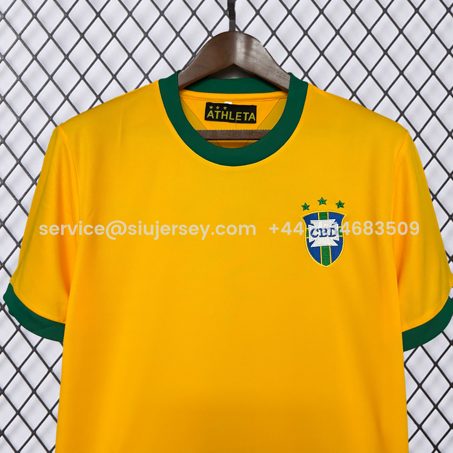 SIUjerseys-Retro Brazil 1971 Home Jersey