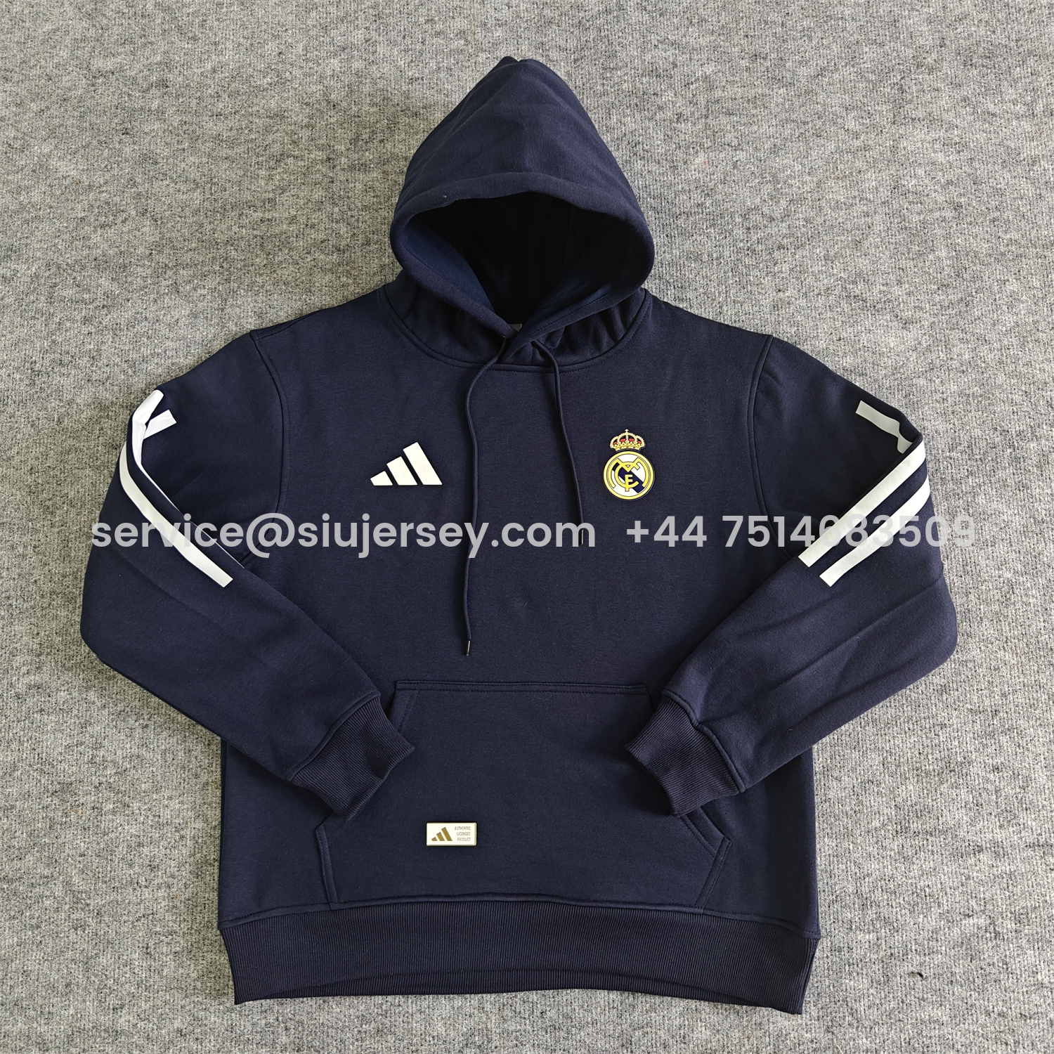 SIUjerseys-Real Madrid 25-26 Home Unisex Pullover Hoodie
