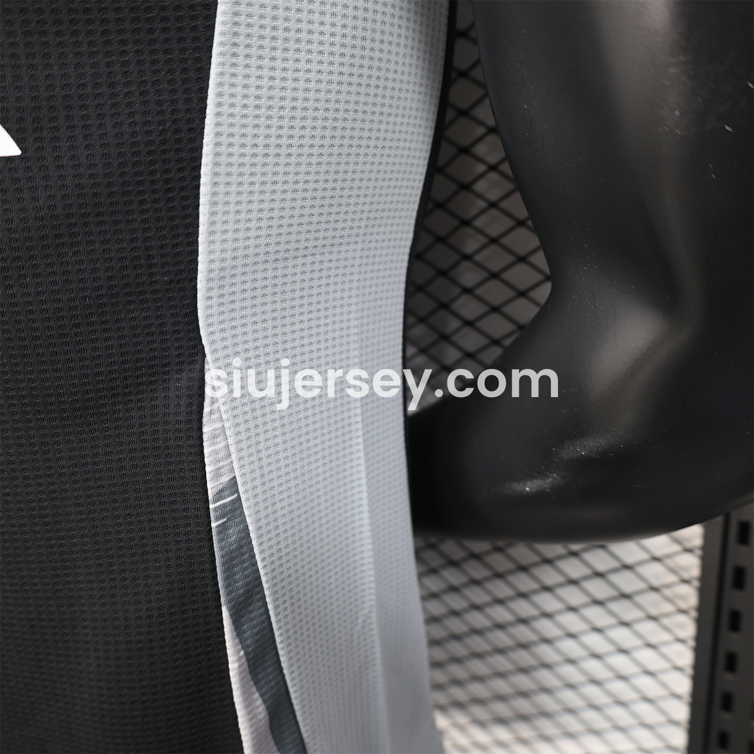 SIUjerseys-Algeria 25-26 Pure Black with White Chest Text Jersey - Player Version