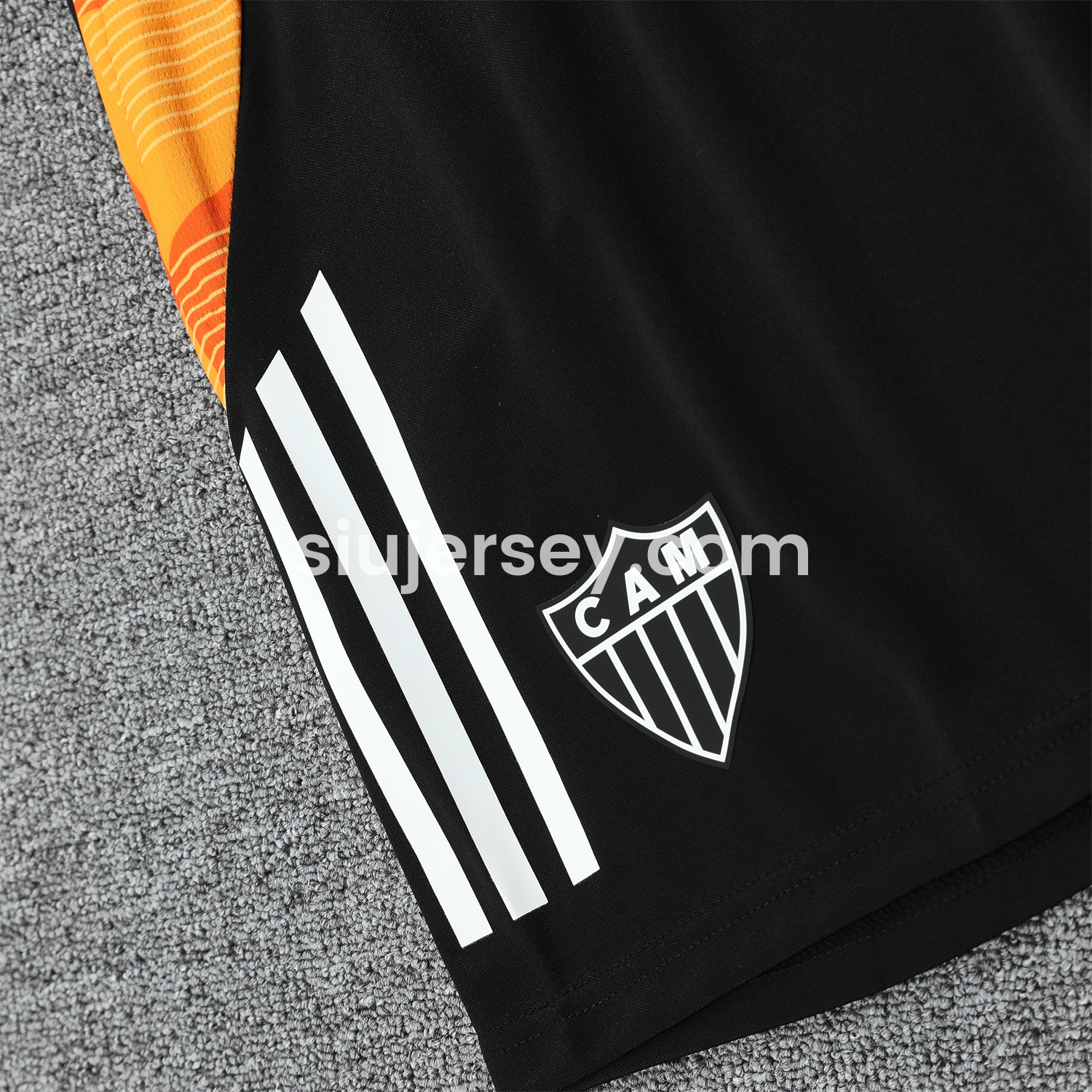 SIUjerseys-Atletico Mineiro 25-26 Vest Training Set - Black Vest With Black Shorts