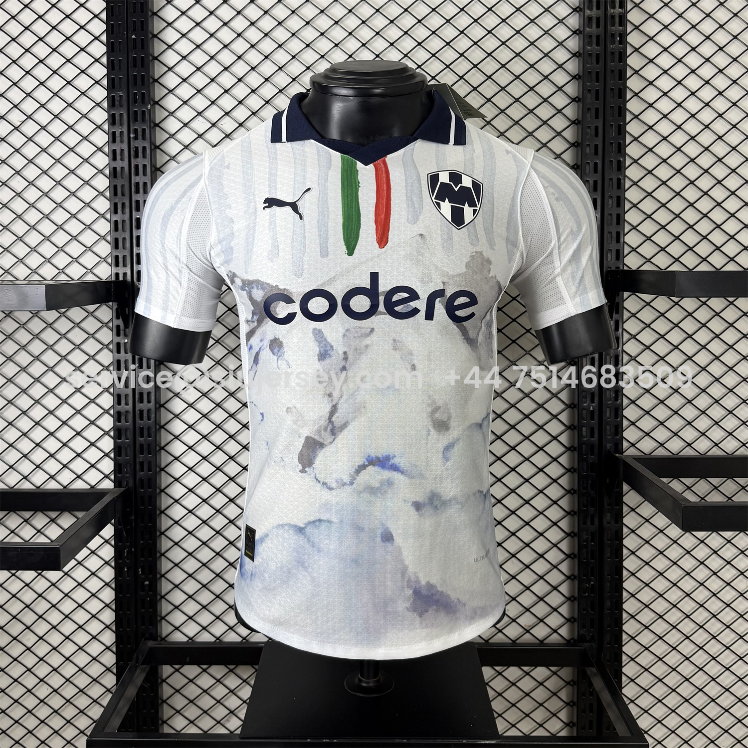 SIUjerseys-Rayados Monterrey 25-26 Club World Cup Away White Jersey - Player Version