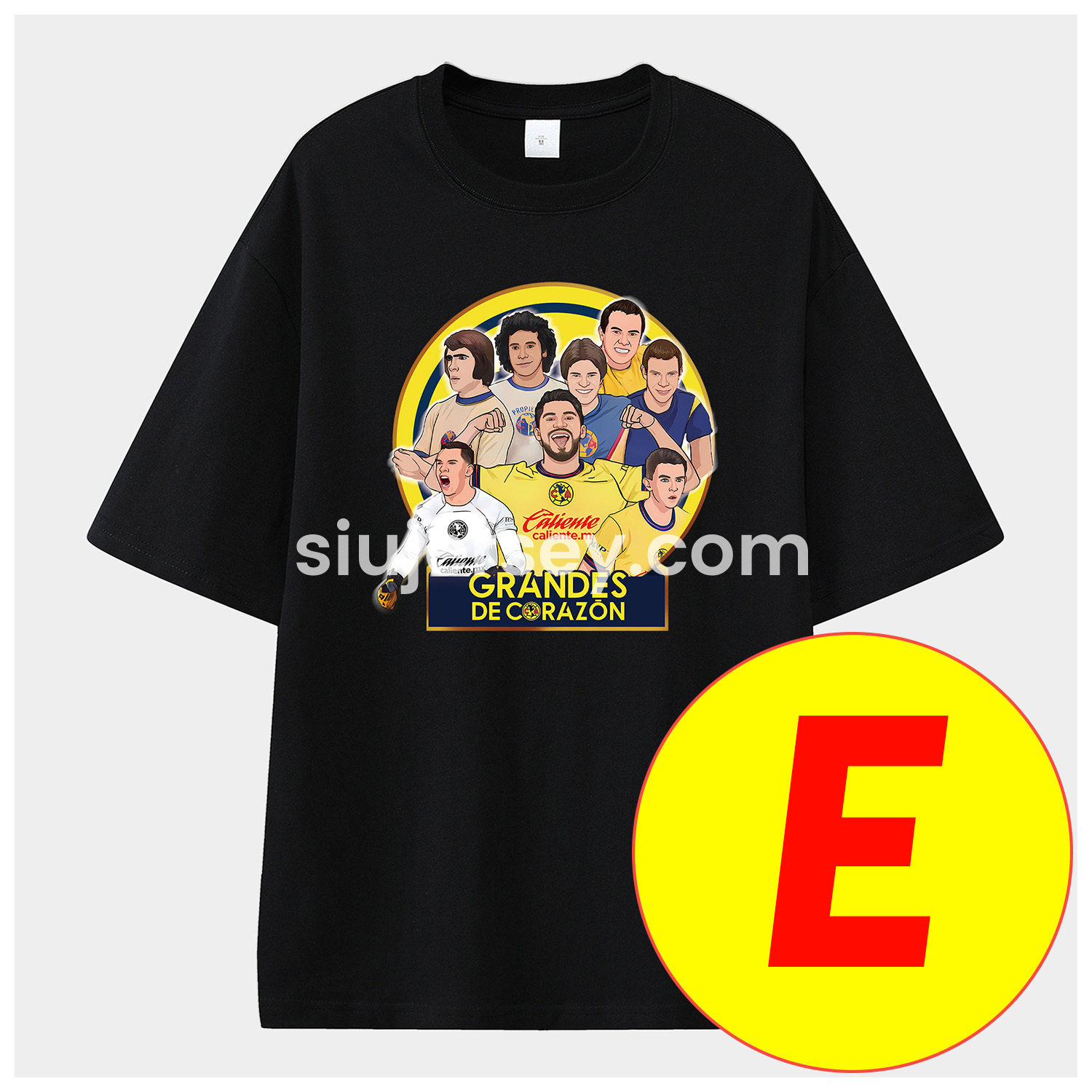 SIUjerseys-Club América Triple Championship Unisex Pure Cotton T-shirt