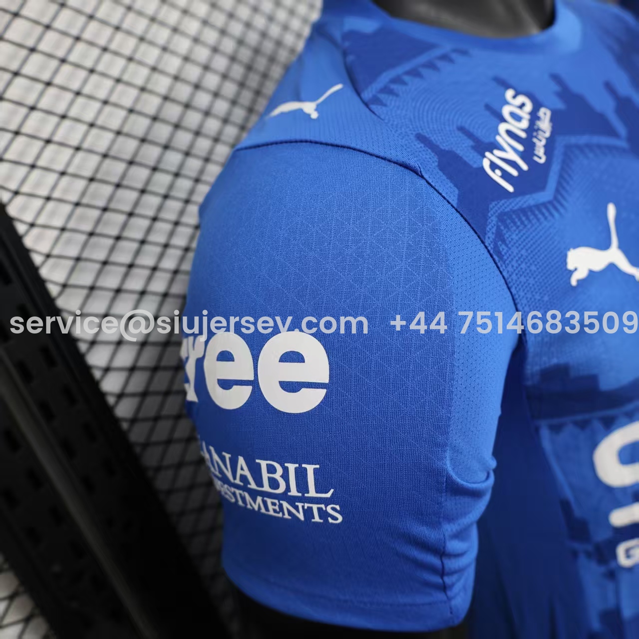 SIUjerseys-Al Hilal Riyadh Crescent 25-26 Home Blue Jersey - Player Version