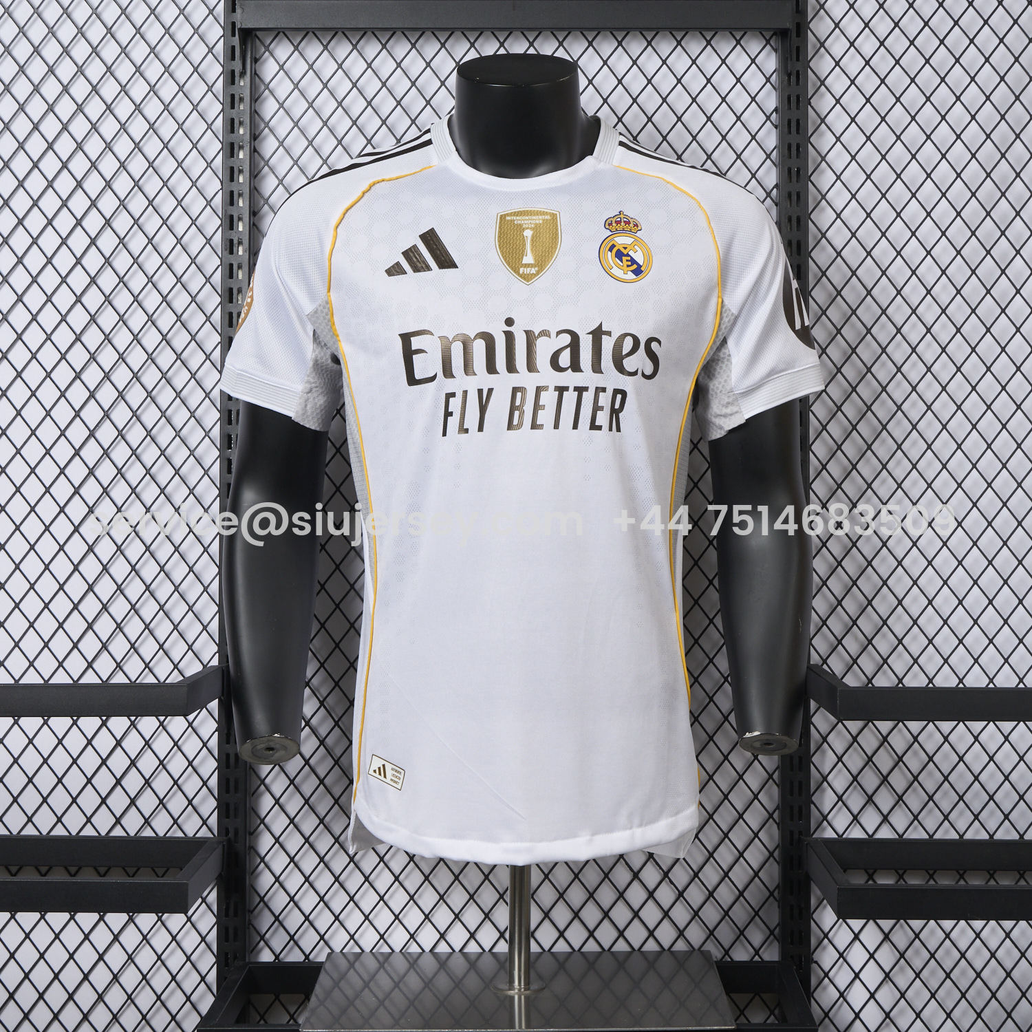 SIUjerseys-Real Madrid 25-26 Home White Jersey - Player Version