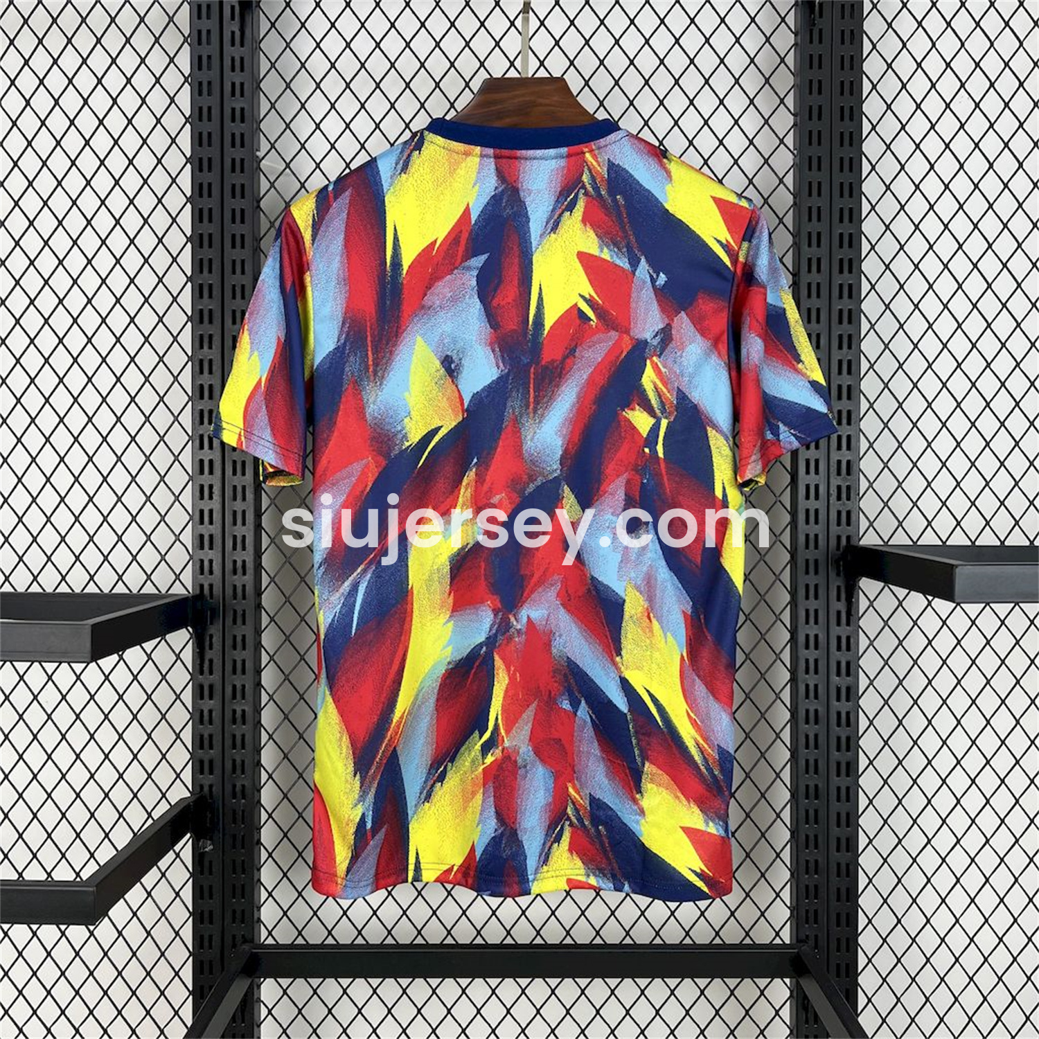 SIUjerseys-Arsenal 25-26 Colorful Flame Graffiti Pre-match Training Jersey - Fans Version