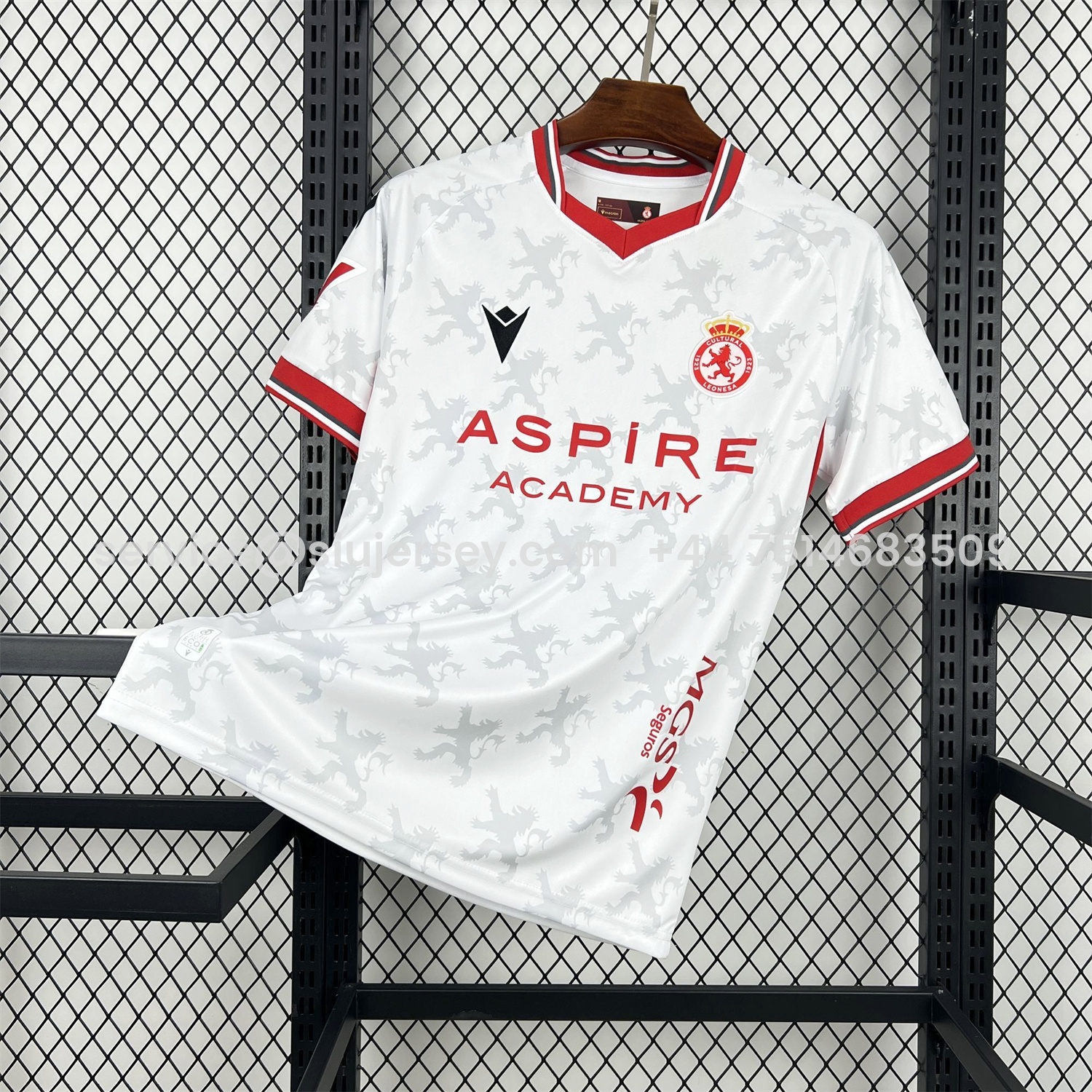 SIUjerseys-Cultural Leonesa 25-26 Home White Jersey - Fans Version