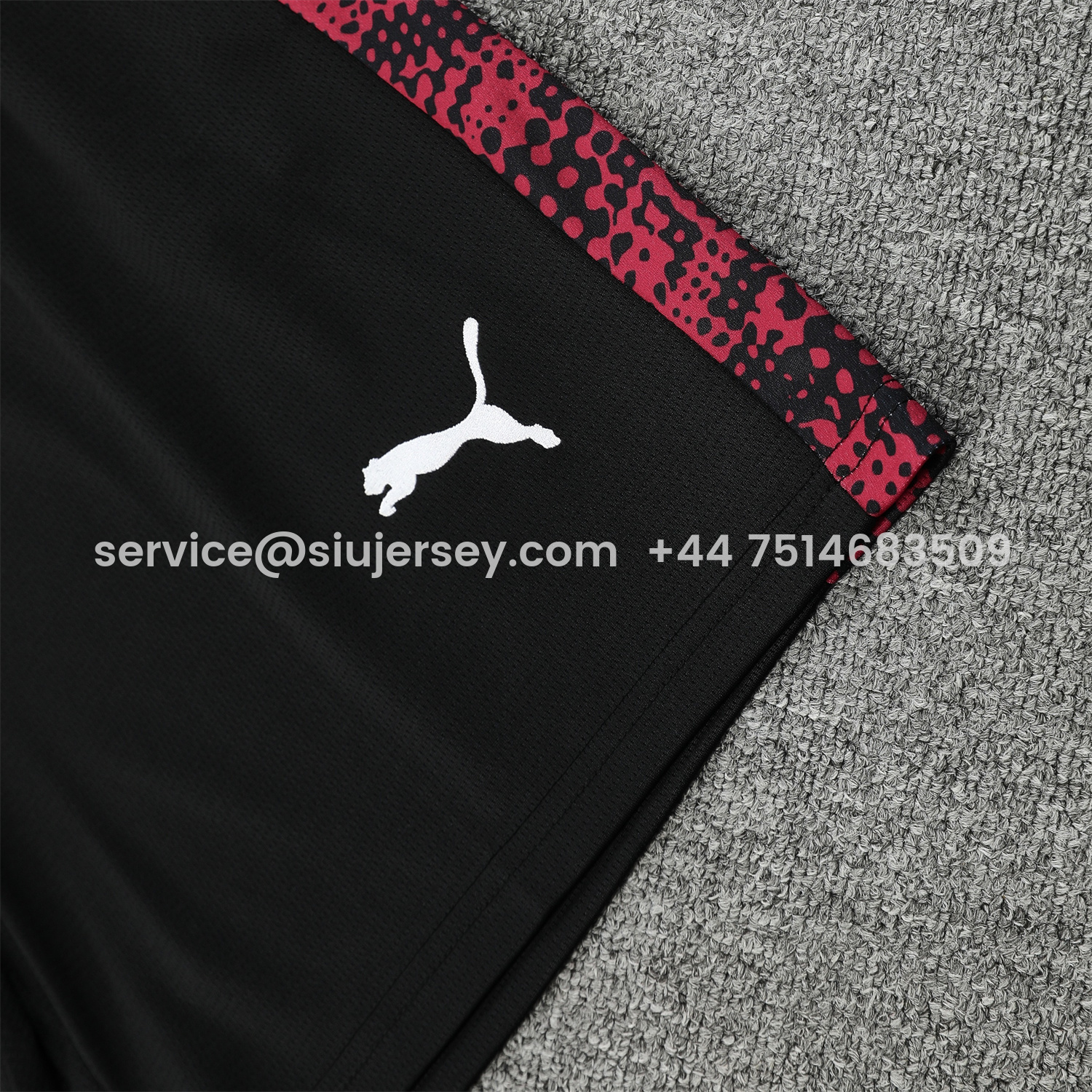 SIUjerseys-RB Leipzig 25-26 Short-Sleeve Training Set- Red Top & Black Shorts