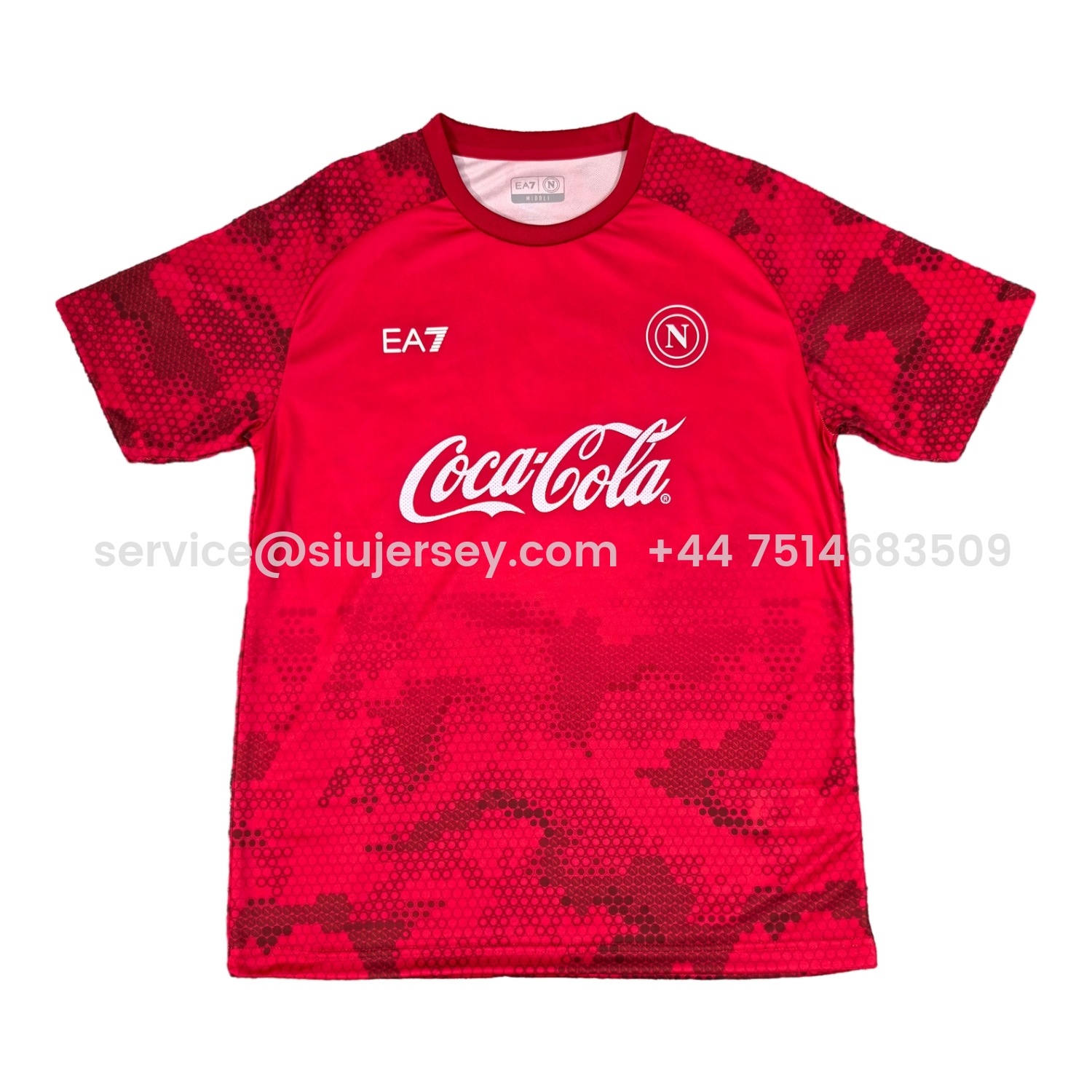 SIUjerseys-Napoli 24-25 Red Pre-Match Training Jersey - Fans Version