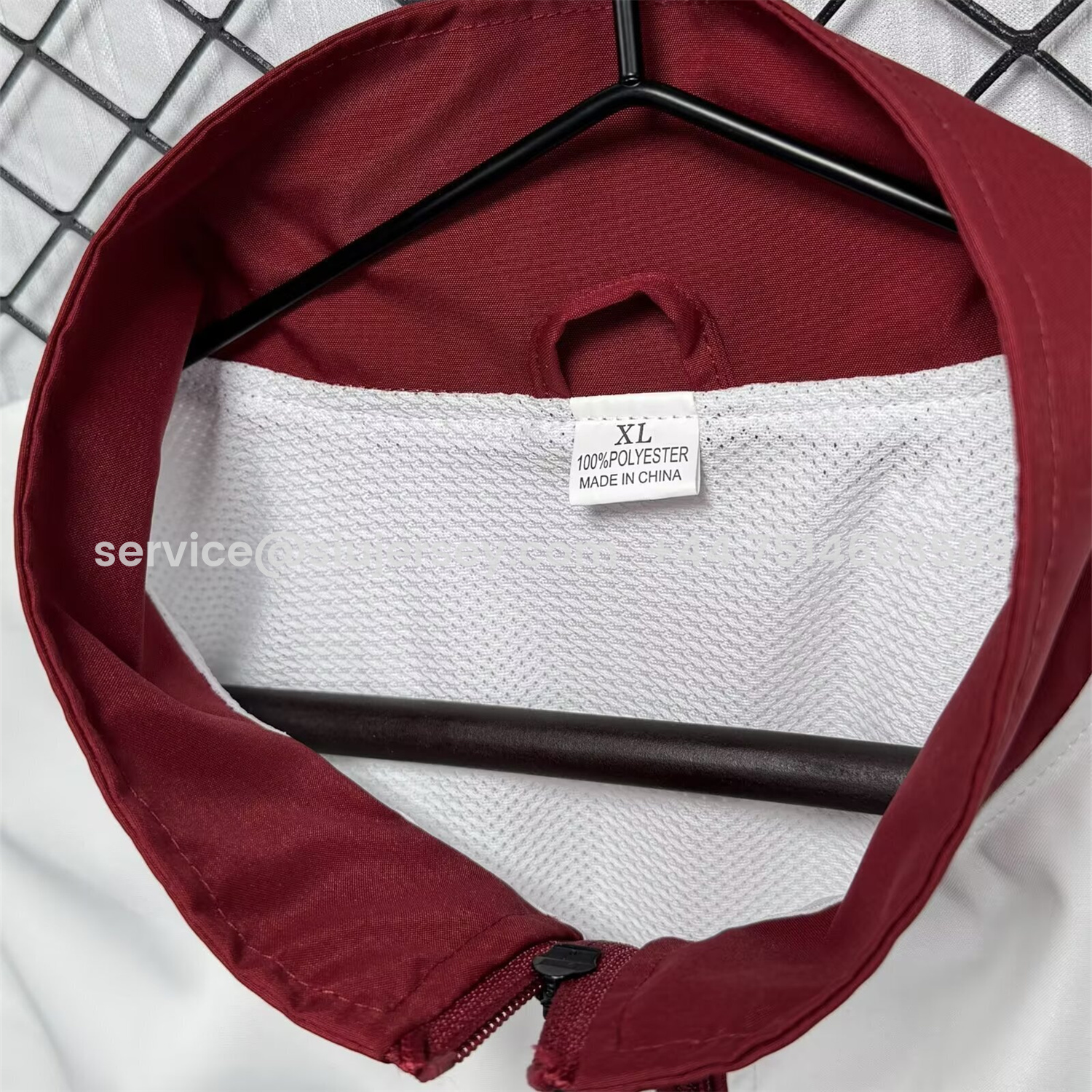 SIUjerseys-Retro Sevilla 1993-94 Home Windbreaker Jacket - White And Red