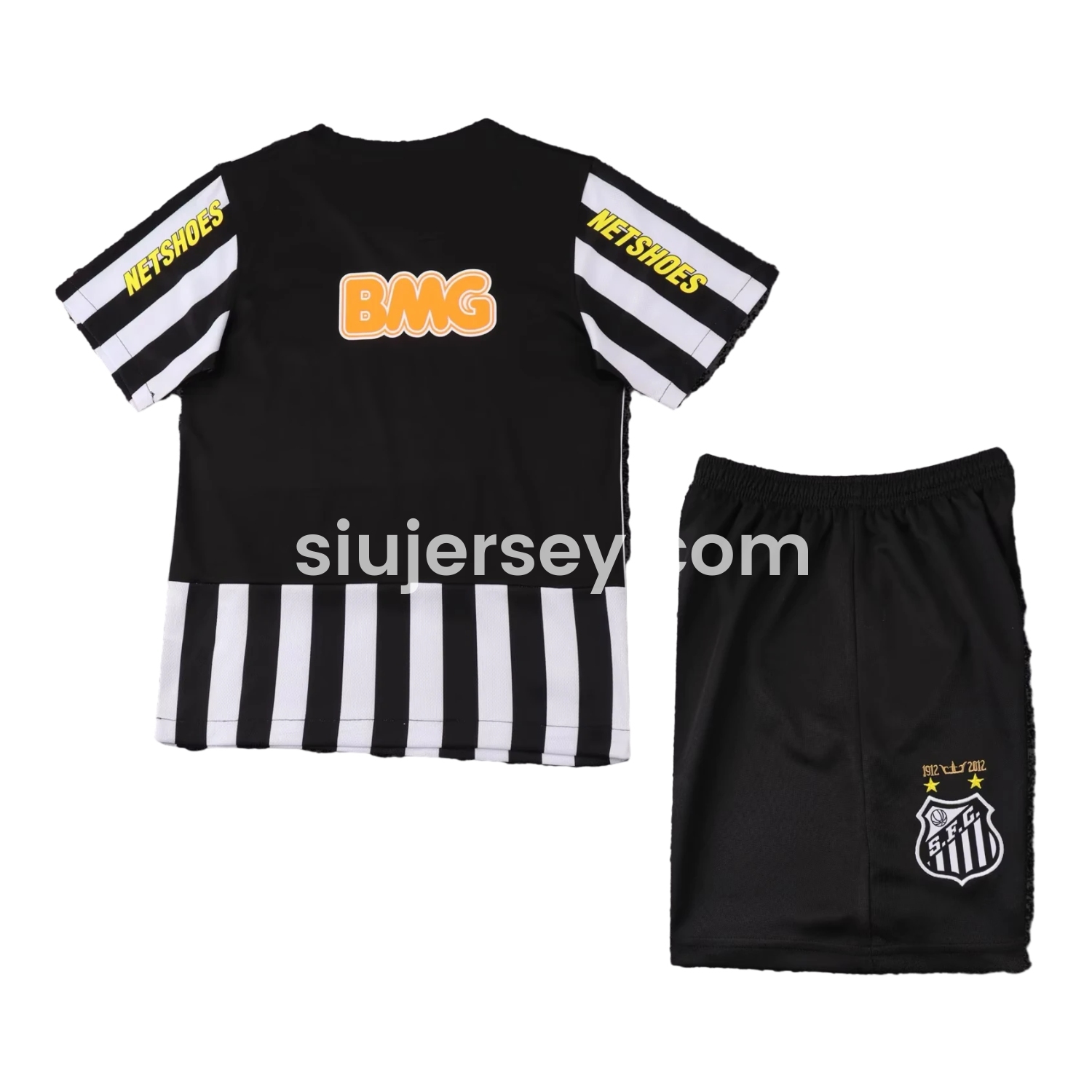 SIUjerseys-Retro Santos 2012 Away Kids Kit