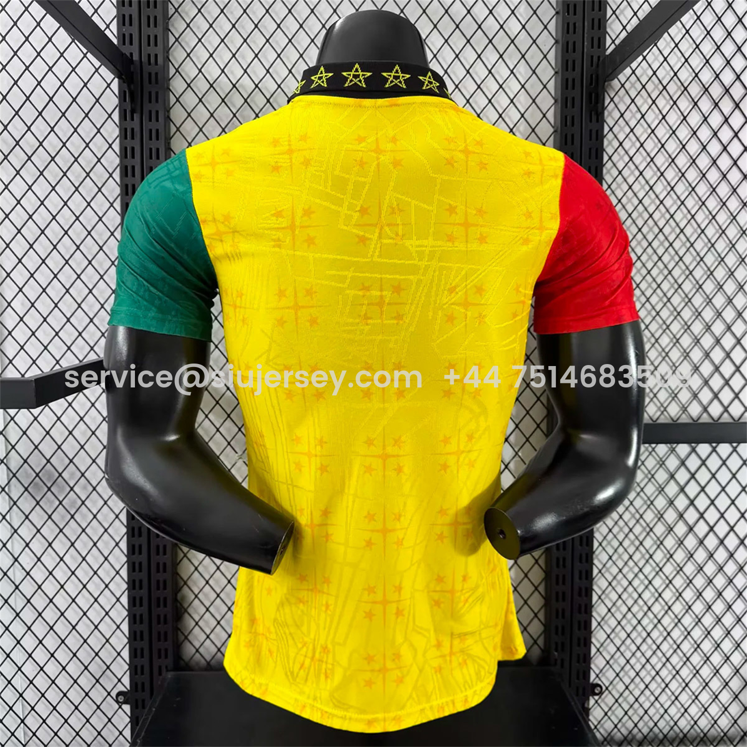SIUjerseys-Ghana 2026 Coat Of Arms Yellow Special Jersey - Player Version