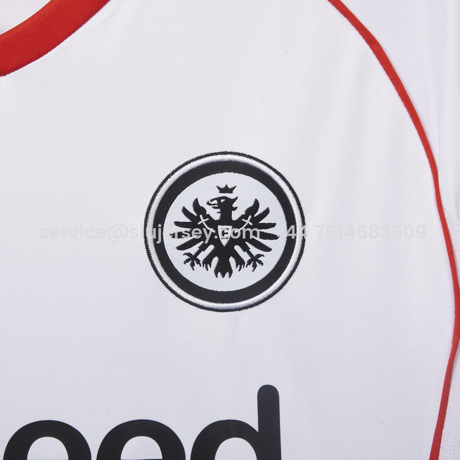 SIUjerseys-Frankfurt 25-26 Away White Jersey - Fans Version