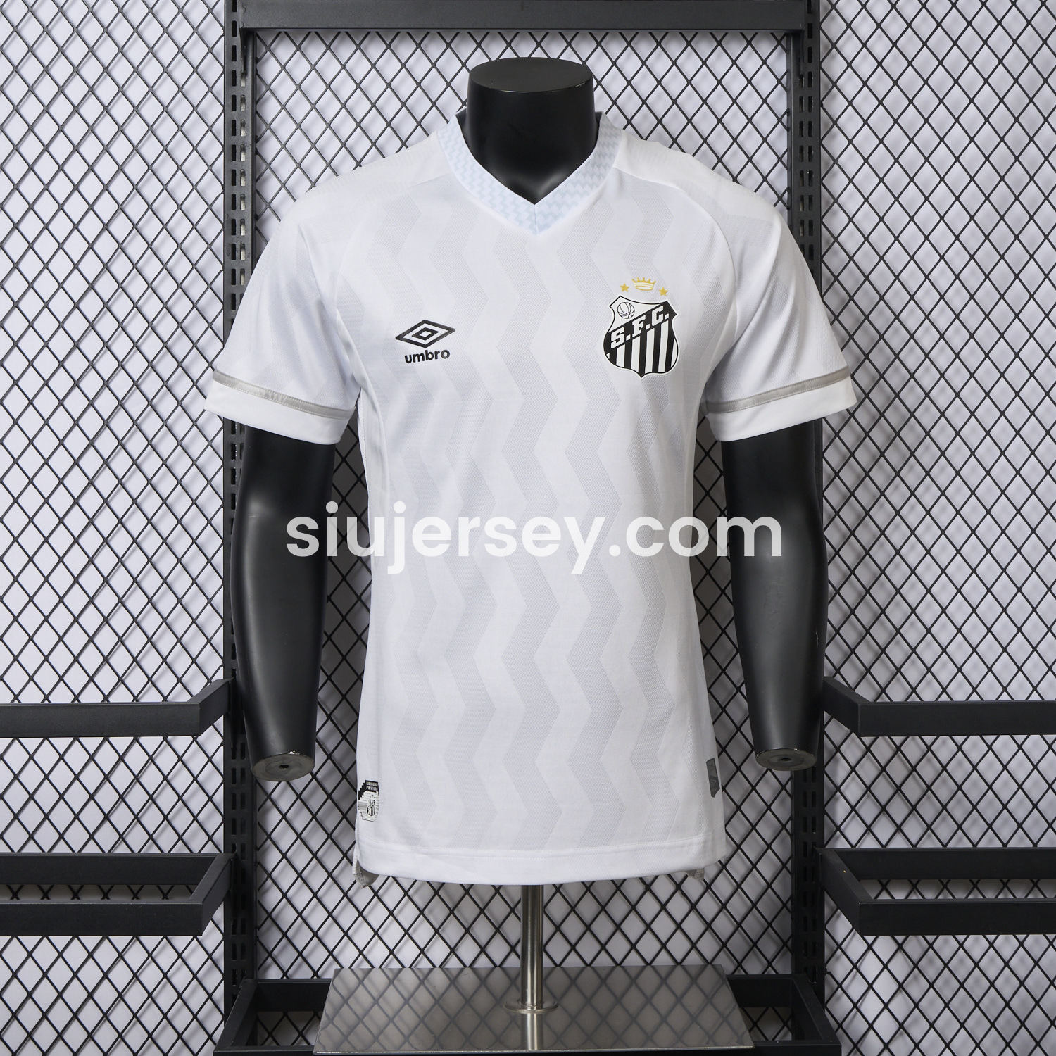 SIUjerseys-【New Version】Santos 2025-26 Home Unsponsored Jersey - Player Version