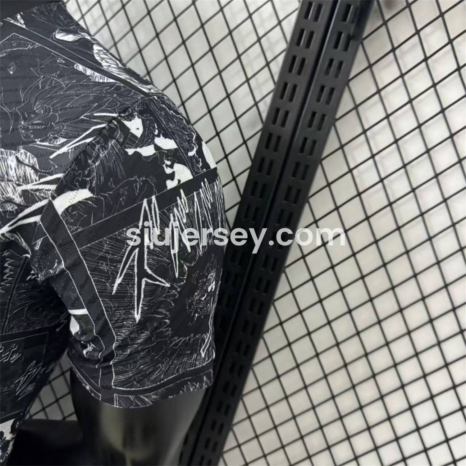 SIUjerseys-Japan 25-26 Muscle Saiyan Black Special Jersey - Player Version