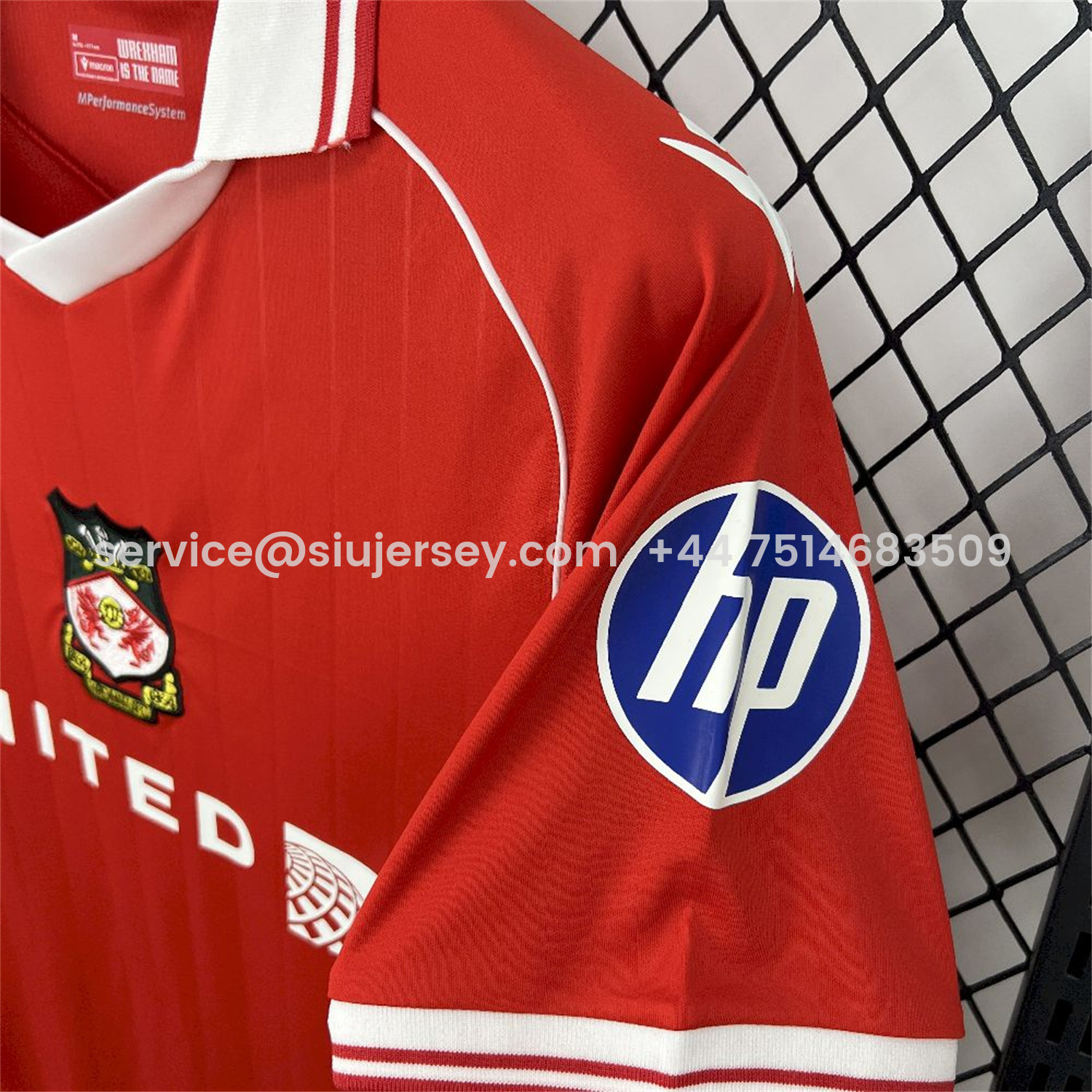 SIUjerseys-Wrexham 25-26 Home Jersey - Fans Version