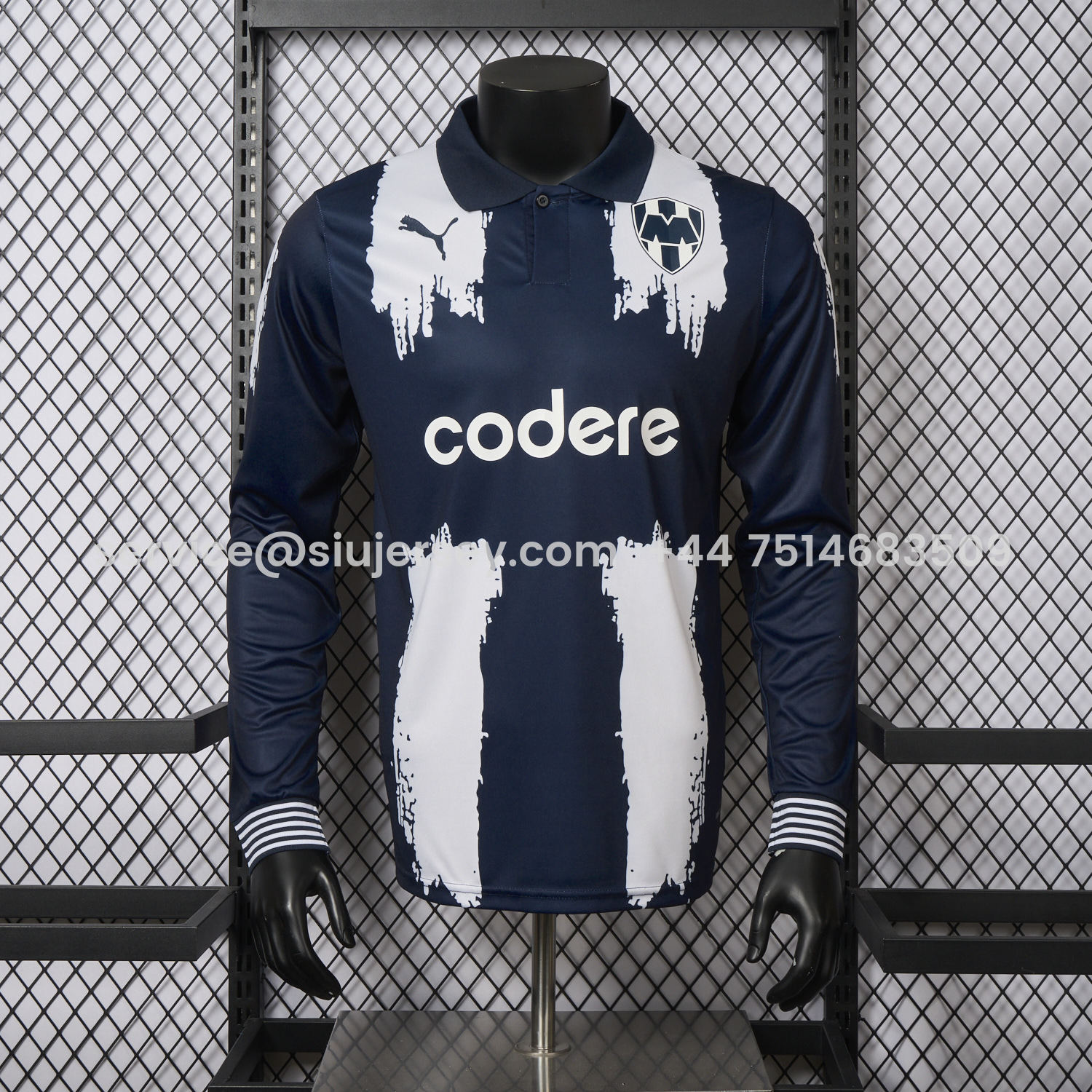 SIUjerseys-Rayados Monterrey 25-26 Club World Cup Home Long Sleeves Jersey - Player Version