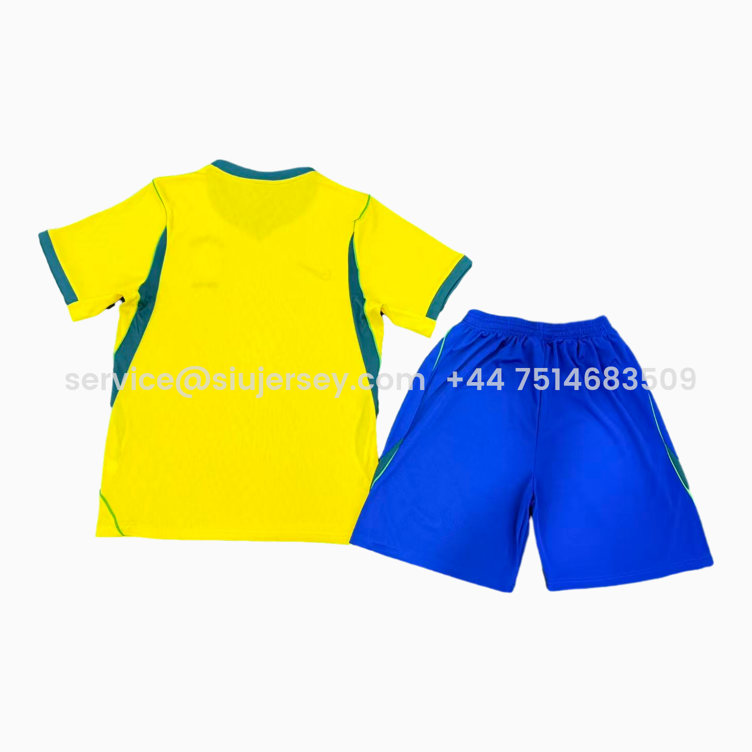 SIUjerseys-Brazil 2026 Home Kids Kit