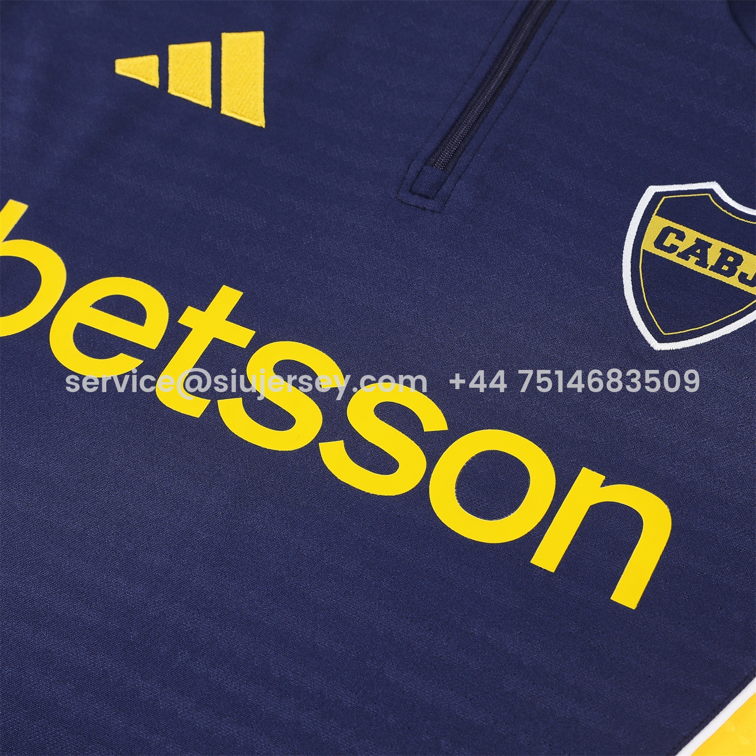 SIUjerseys-Boca Juniors 25-26 Long Sleeves Training Set - Royal Blue Top & Pants