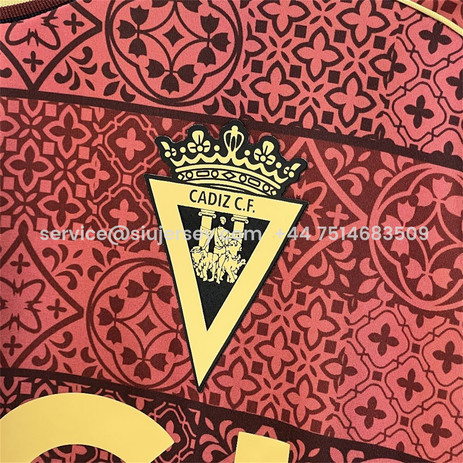 SIUjerseys-Cádiz Cadiz 25-26 Away Red Jersey - Fans Version