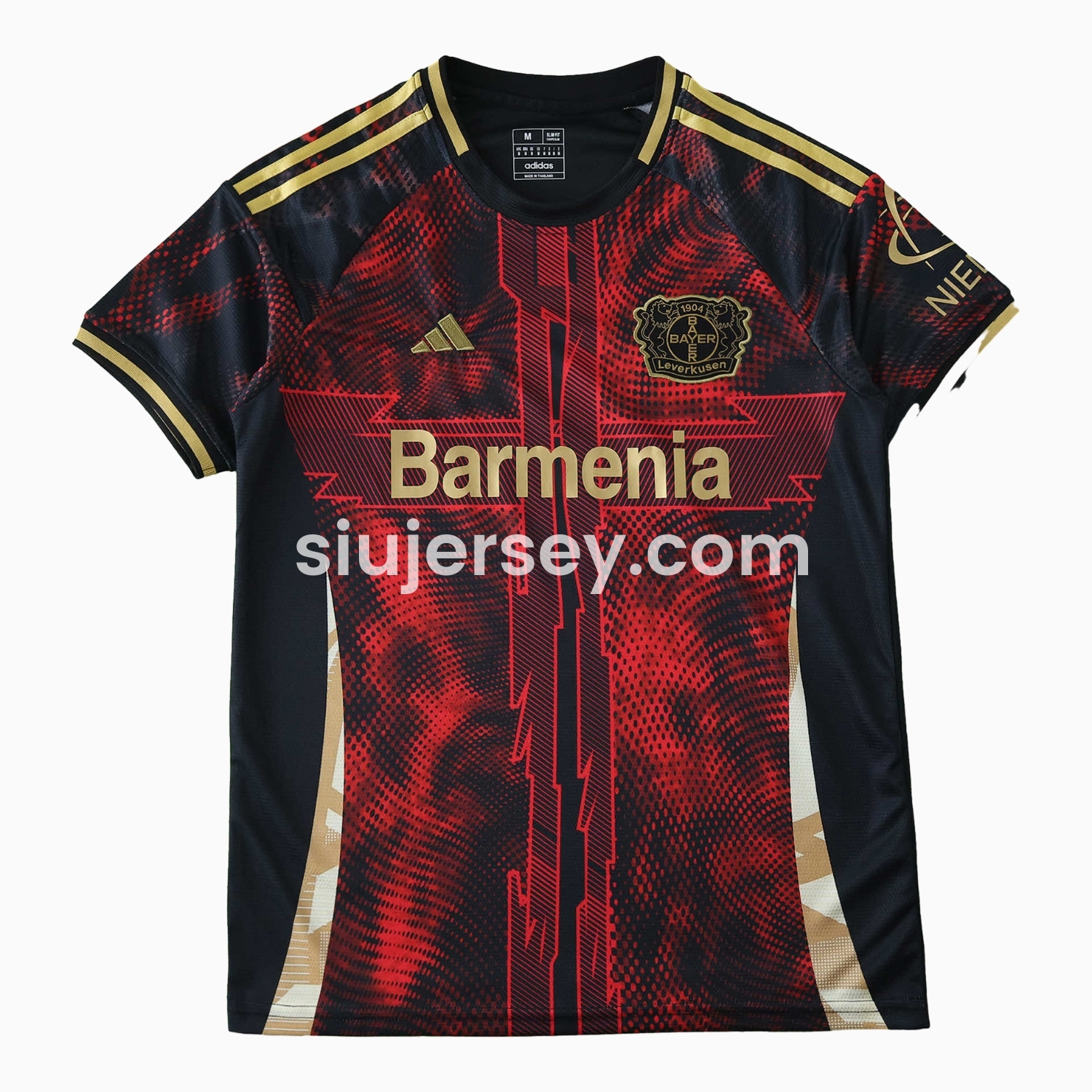 SIUjerseys-Bayer 04 Leverkusen 24-25 Red Concept Version Jersey - Fans Version