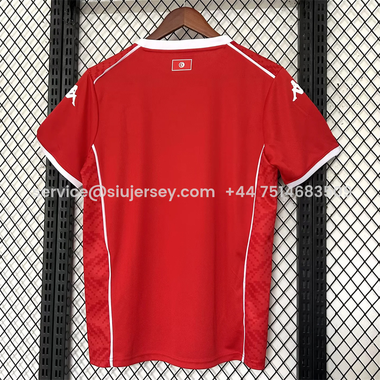 SIUjerseys-Tunisia 2026 Home Red Jersey - Fans Version