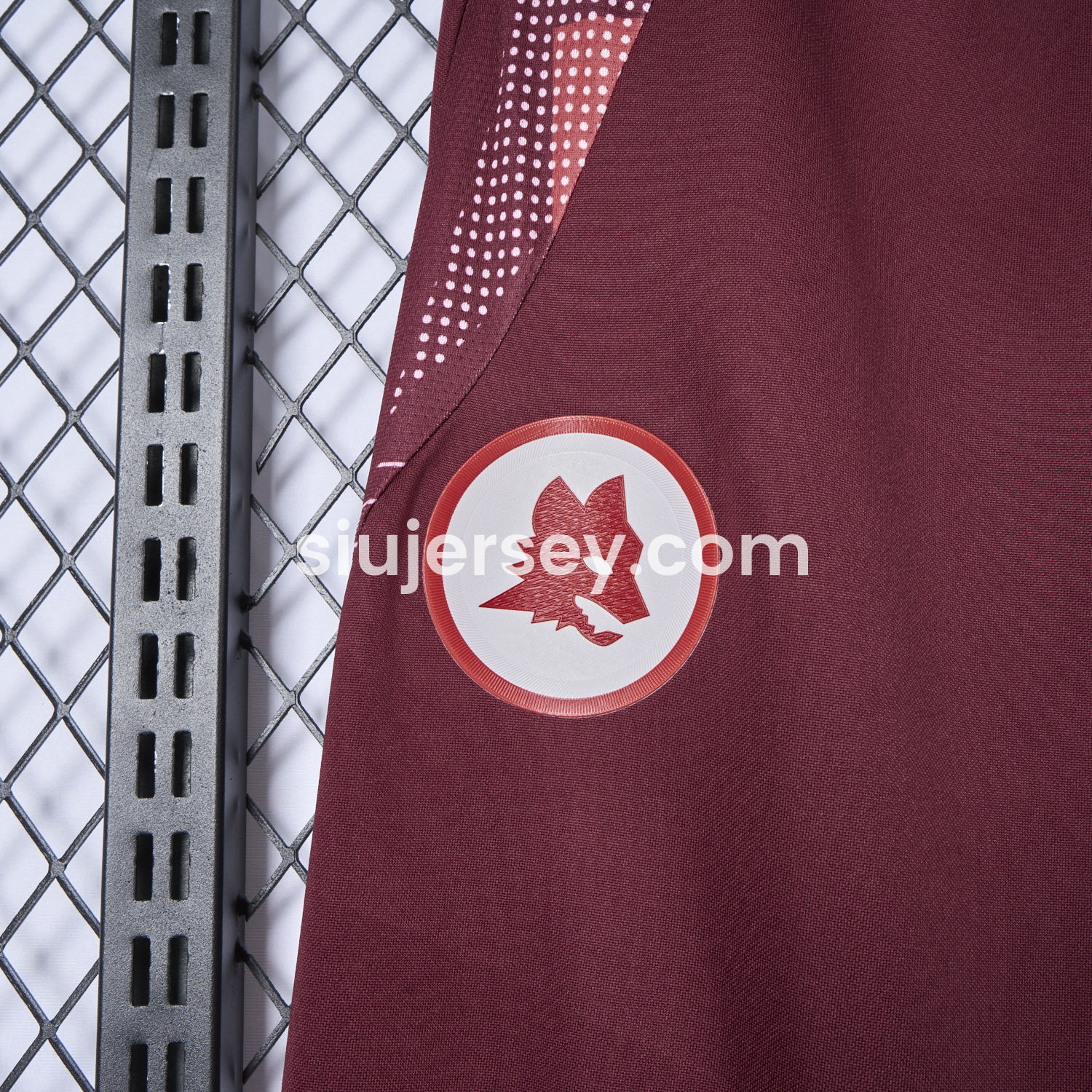 SIUjerseys-AS Roma 24-25 Burgundy Training Pants - Player Version