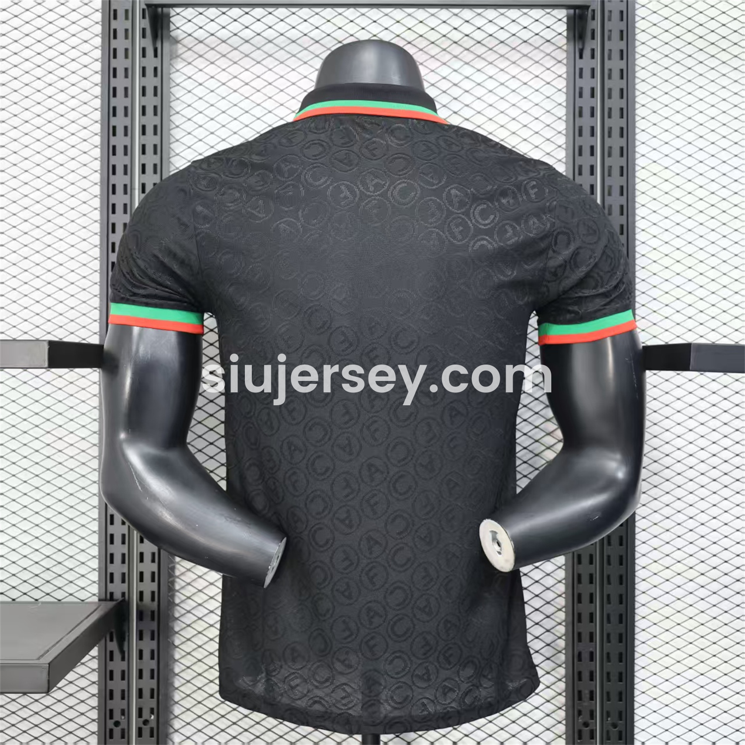 SIUjerseys-Arsenal 25-26 Black POLO Letter Pattern Special Jersey - Player Version