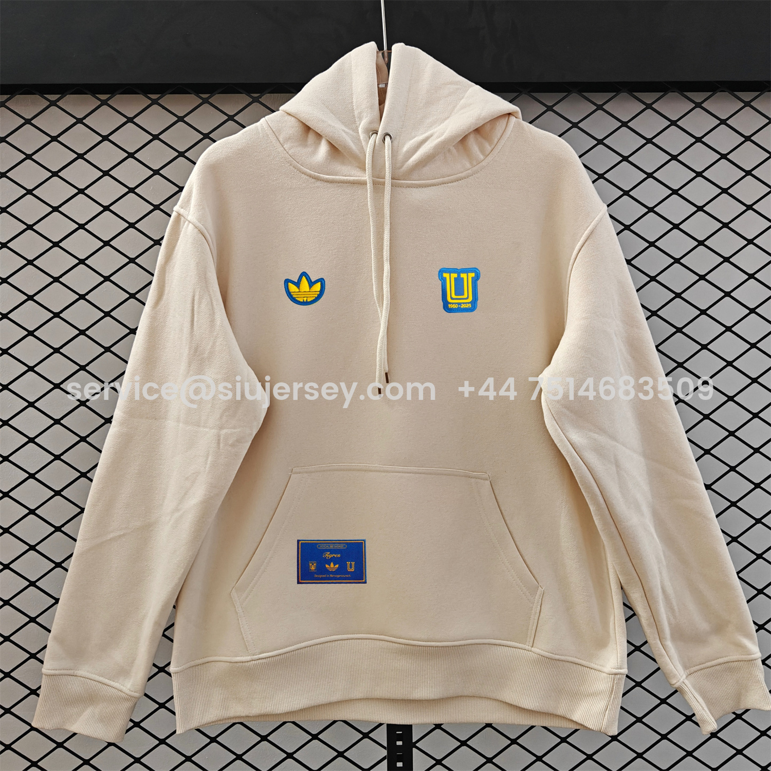 SIUjerseys-Tigres UANL 25-26 Originals Terrace Icon Unisex Pullover Hoodie