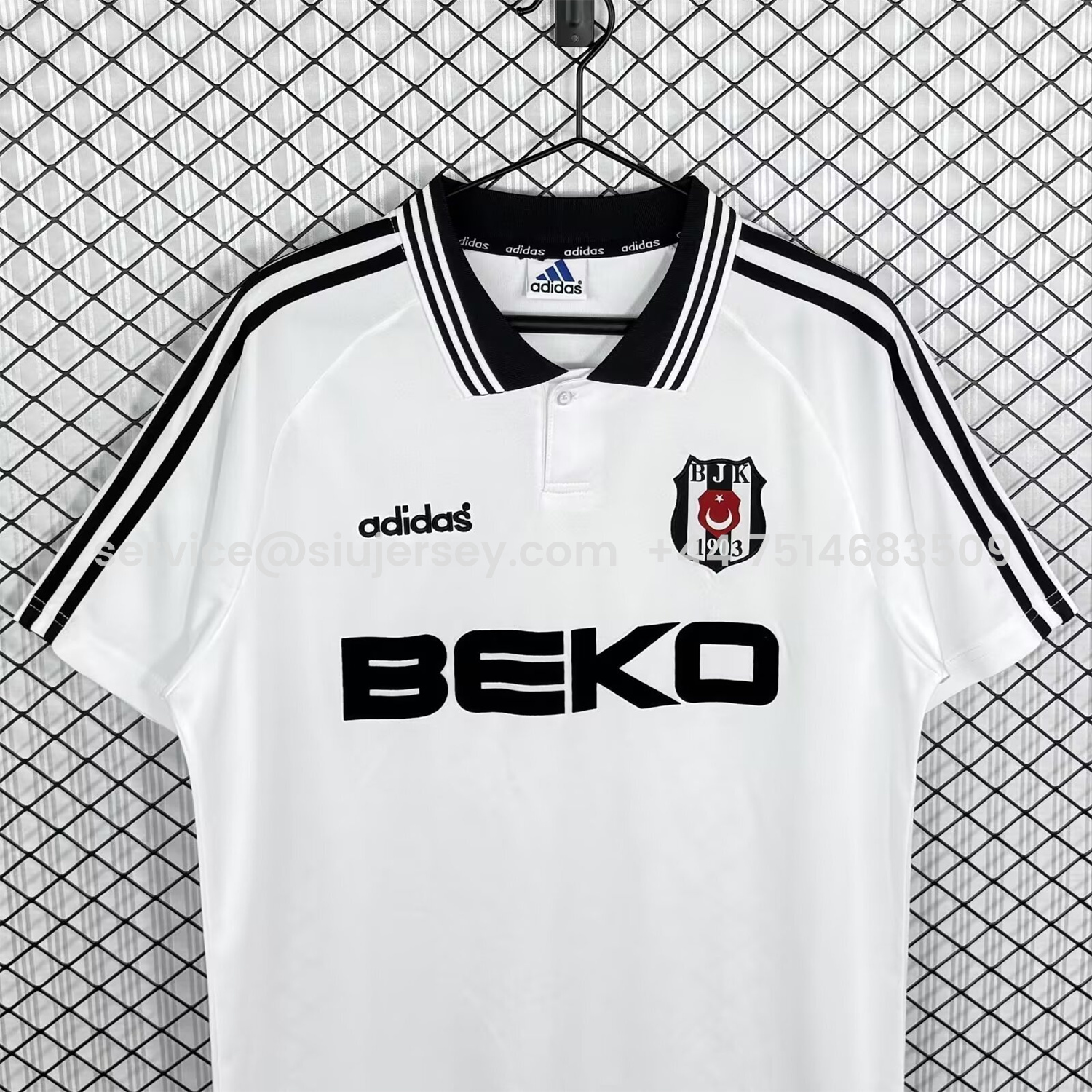 SIUjerseys-Retro Besiktas 1996-97 Home Jersey