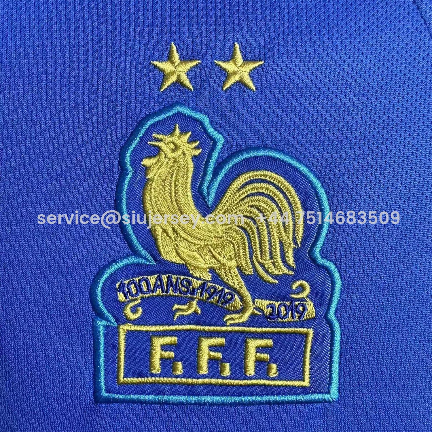 SIUjerseys-Retro France 2019 100th Anniversary Jersey
